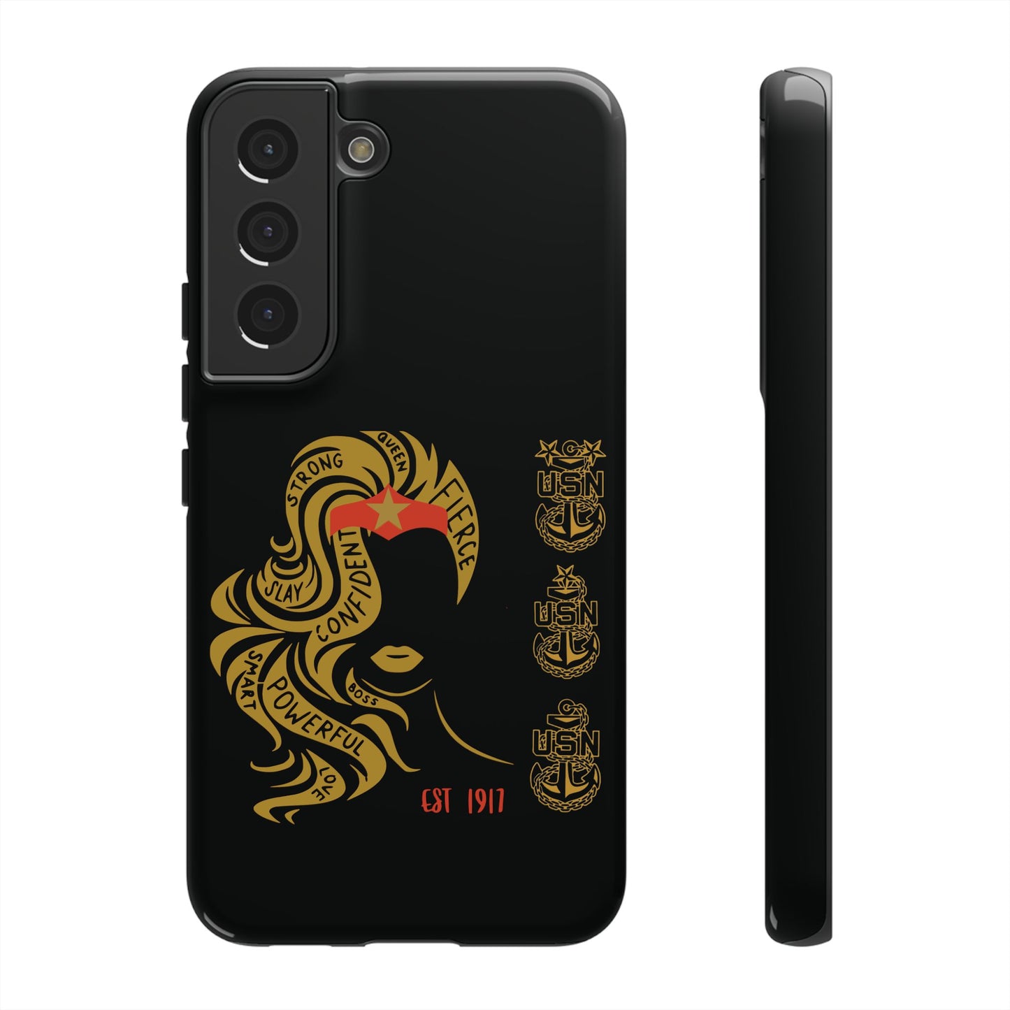 WW OG Long Hair Gold Phone Case