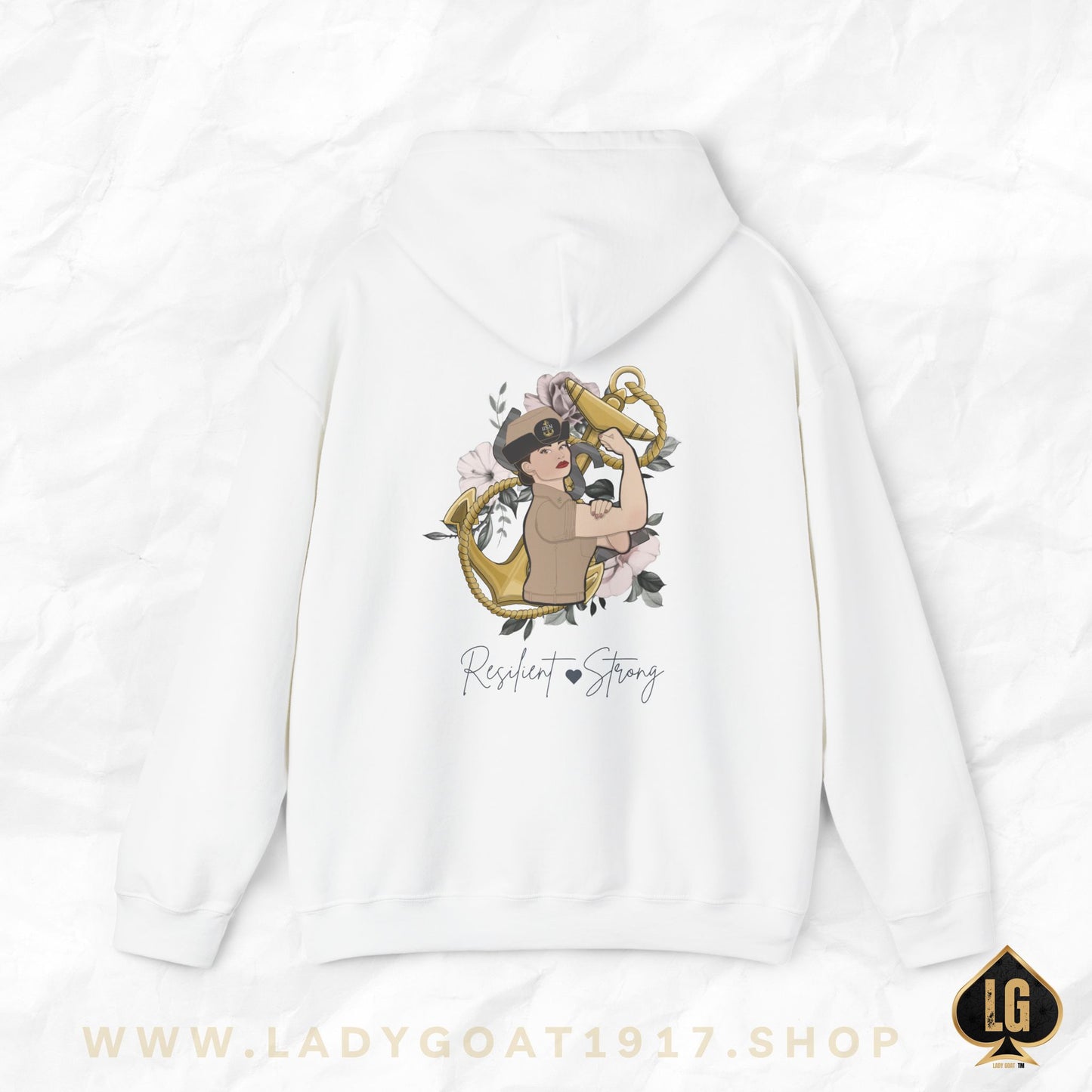 Resilient and Strong V6 Bucket Unisex Hoodie