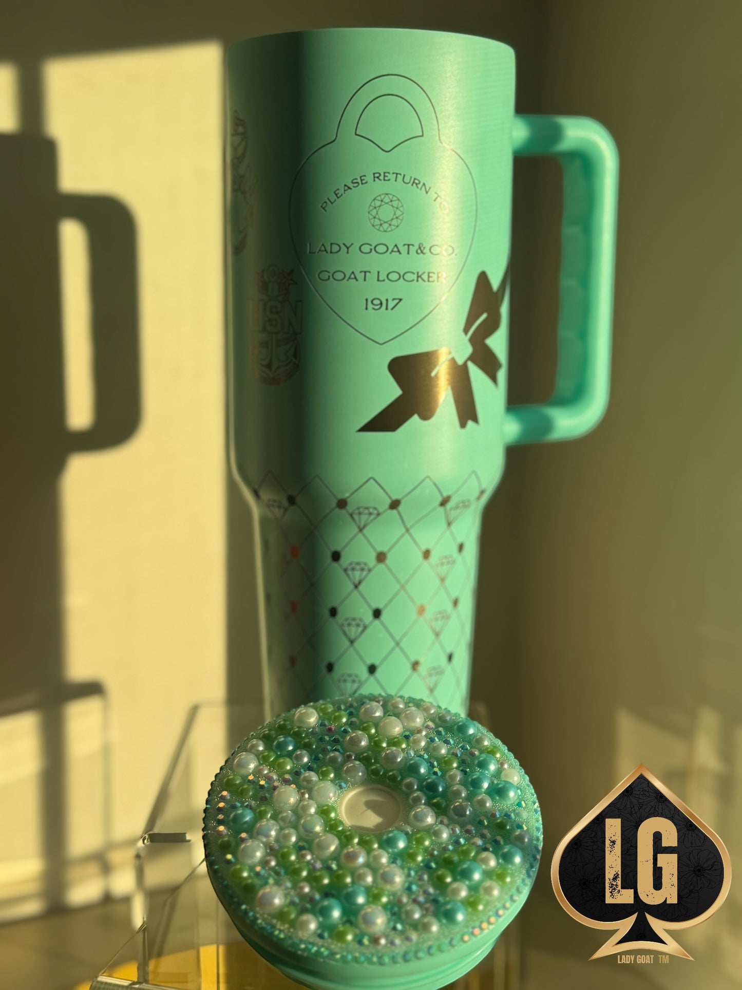 Bling Lady Goat & CO V2 40 oz Tumbler Limited