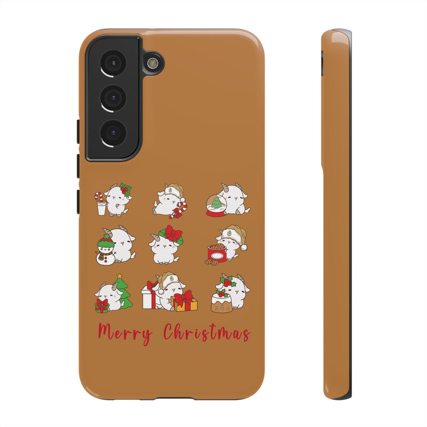 Hello Goat Christmas V1 Tough Phone Case