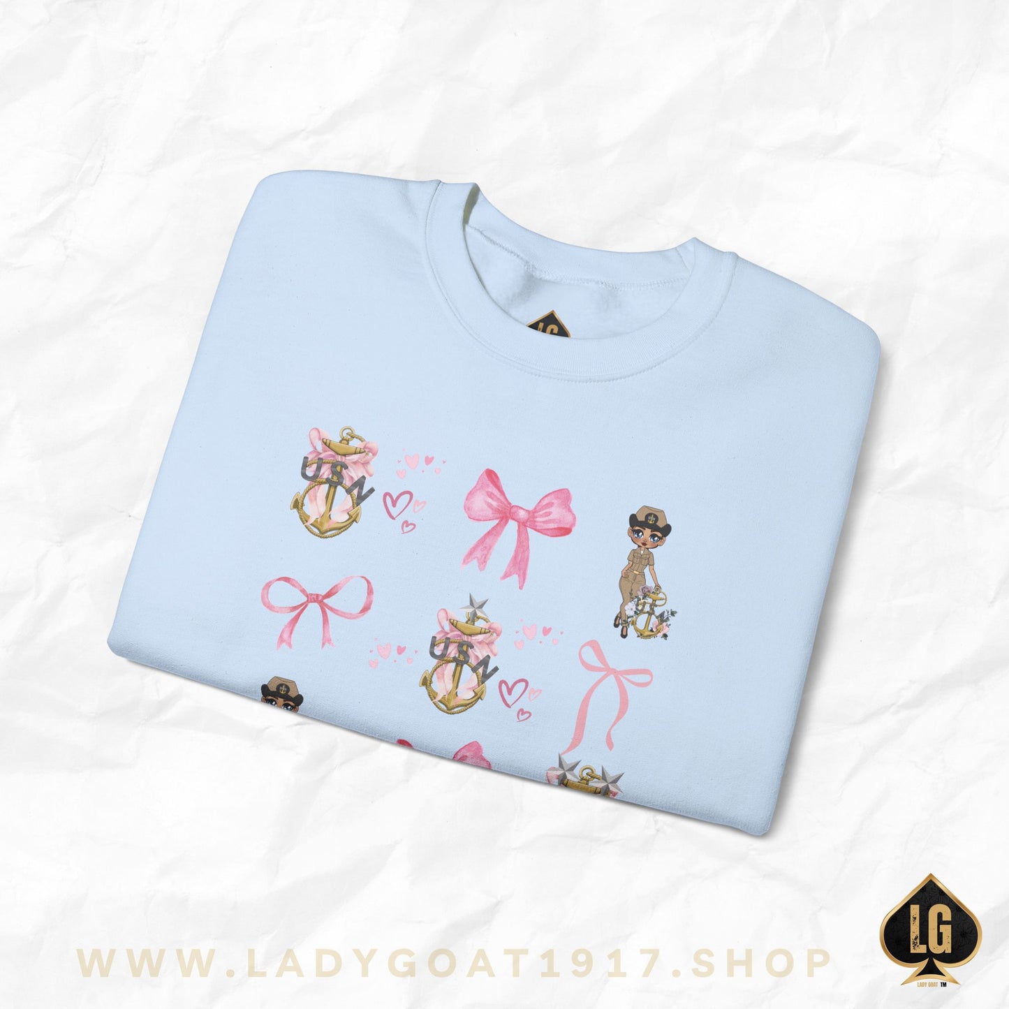 Lady Goat Coquette V5 Crewneck Sweater