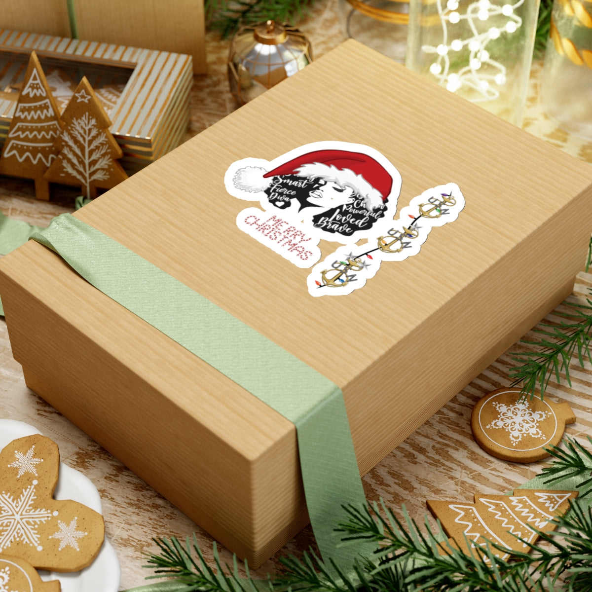 WW Diva O.G Christmas Stickers