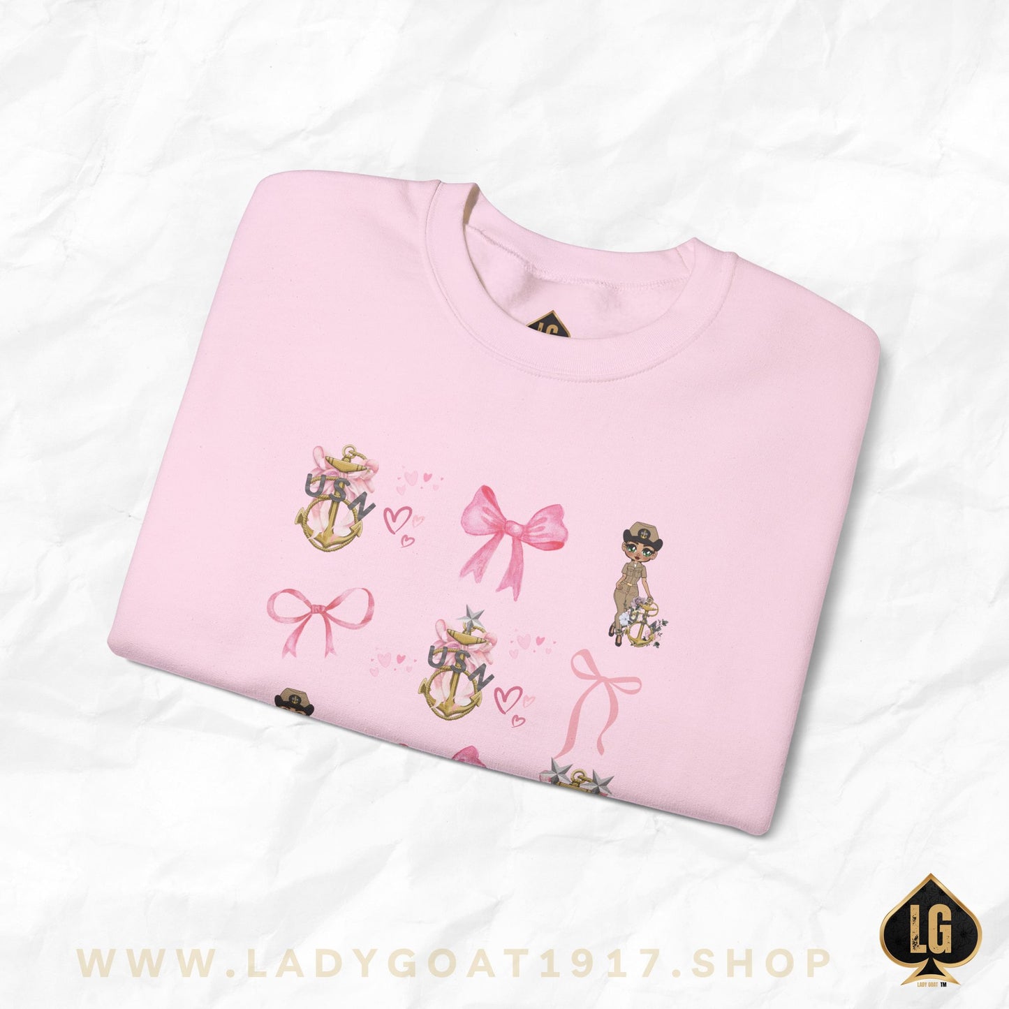 Lady Goat Coquette V6 Crewneck Sweater