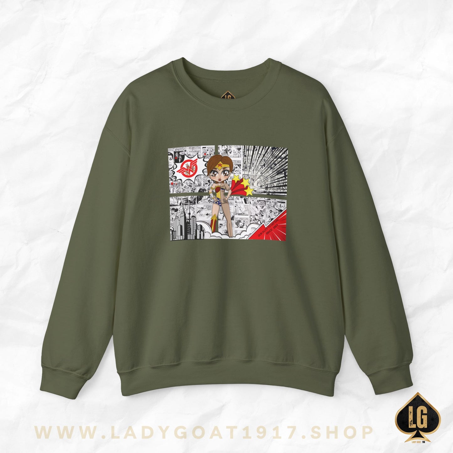 News Flash Comic V4 Crewneck Sweater