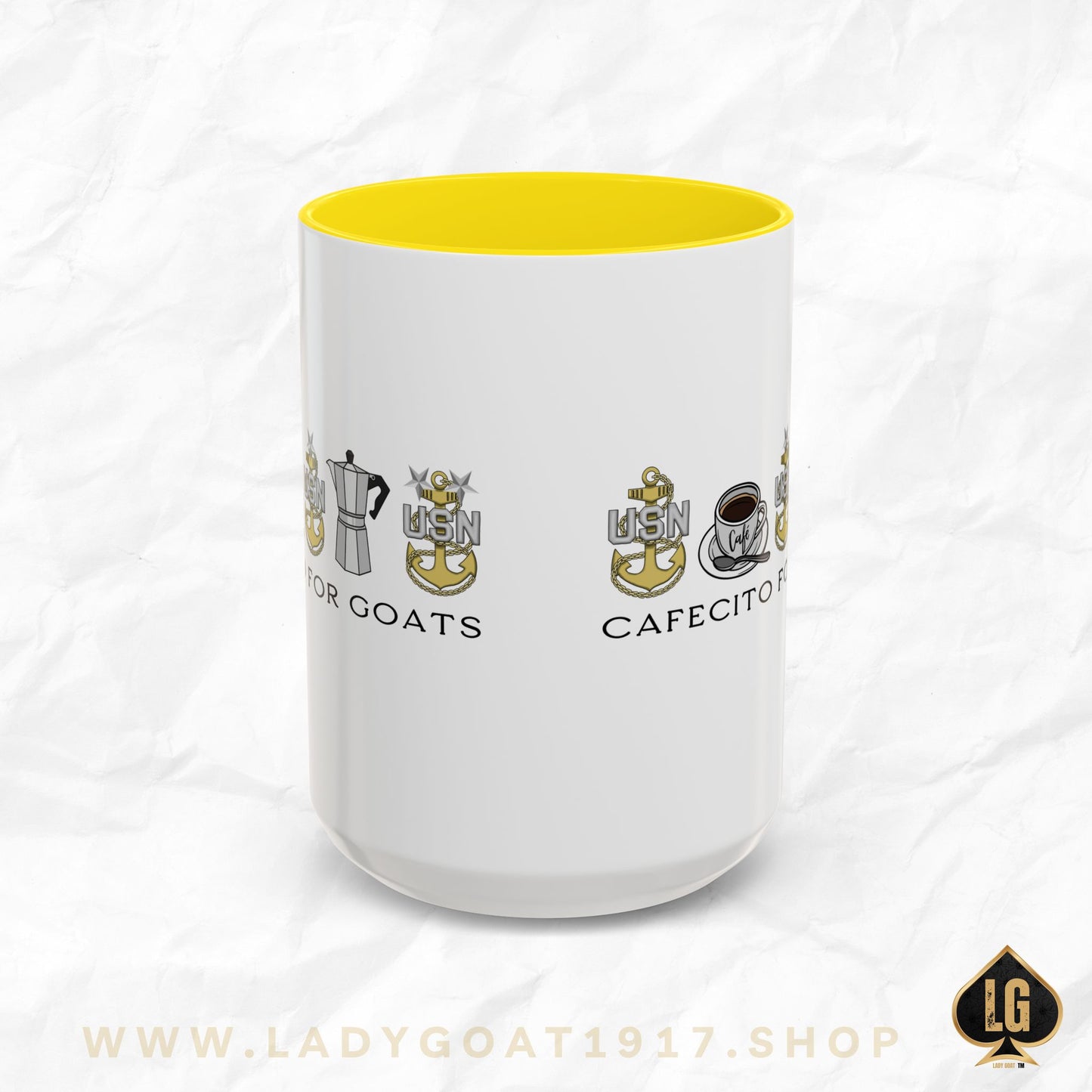 Cafecito for Goats Coffee Mug 15oz