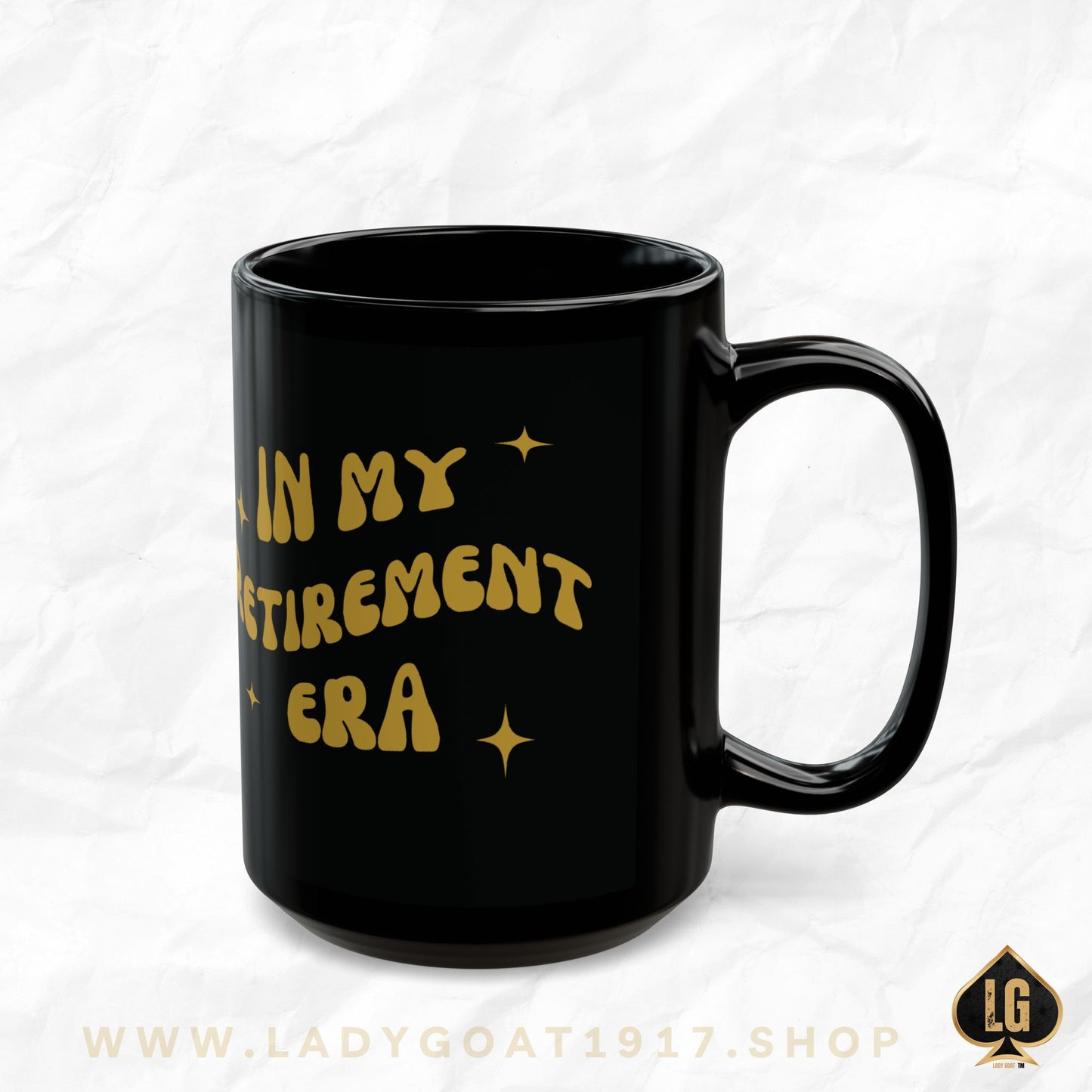 SCPO Retirement Era Black Mug