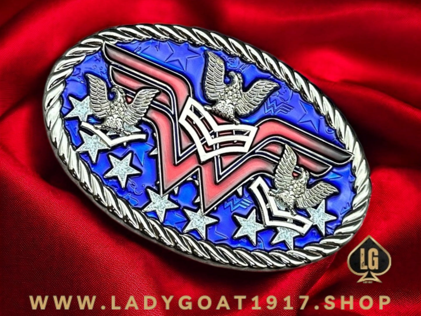RWB WW Freedom Belt Buckle 25"