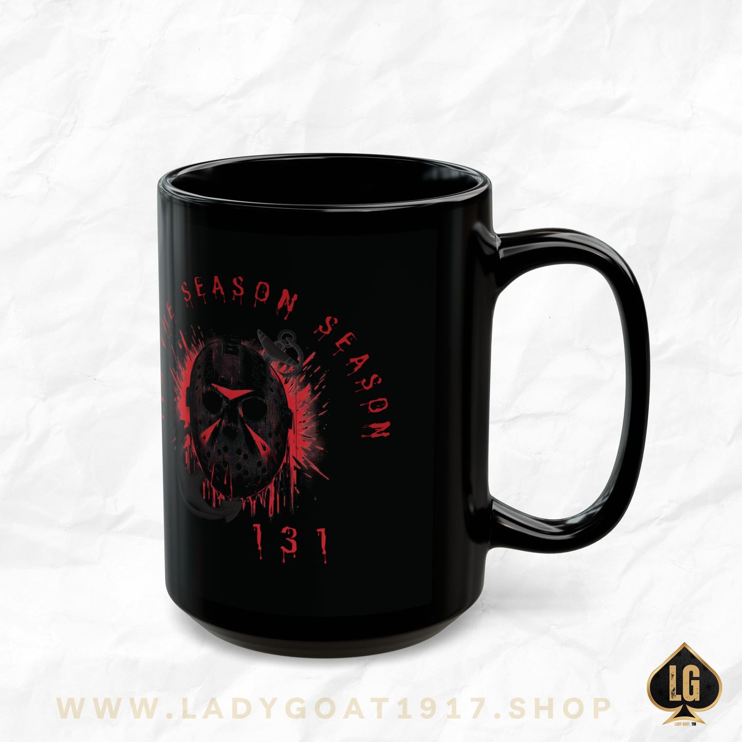 Jason Season 131 Black Mug