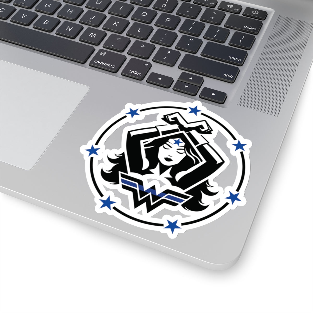 WW Blue Line Sticker V1