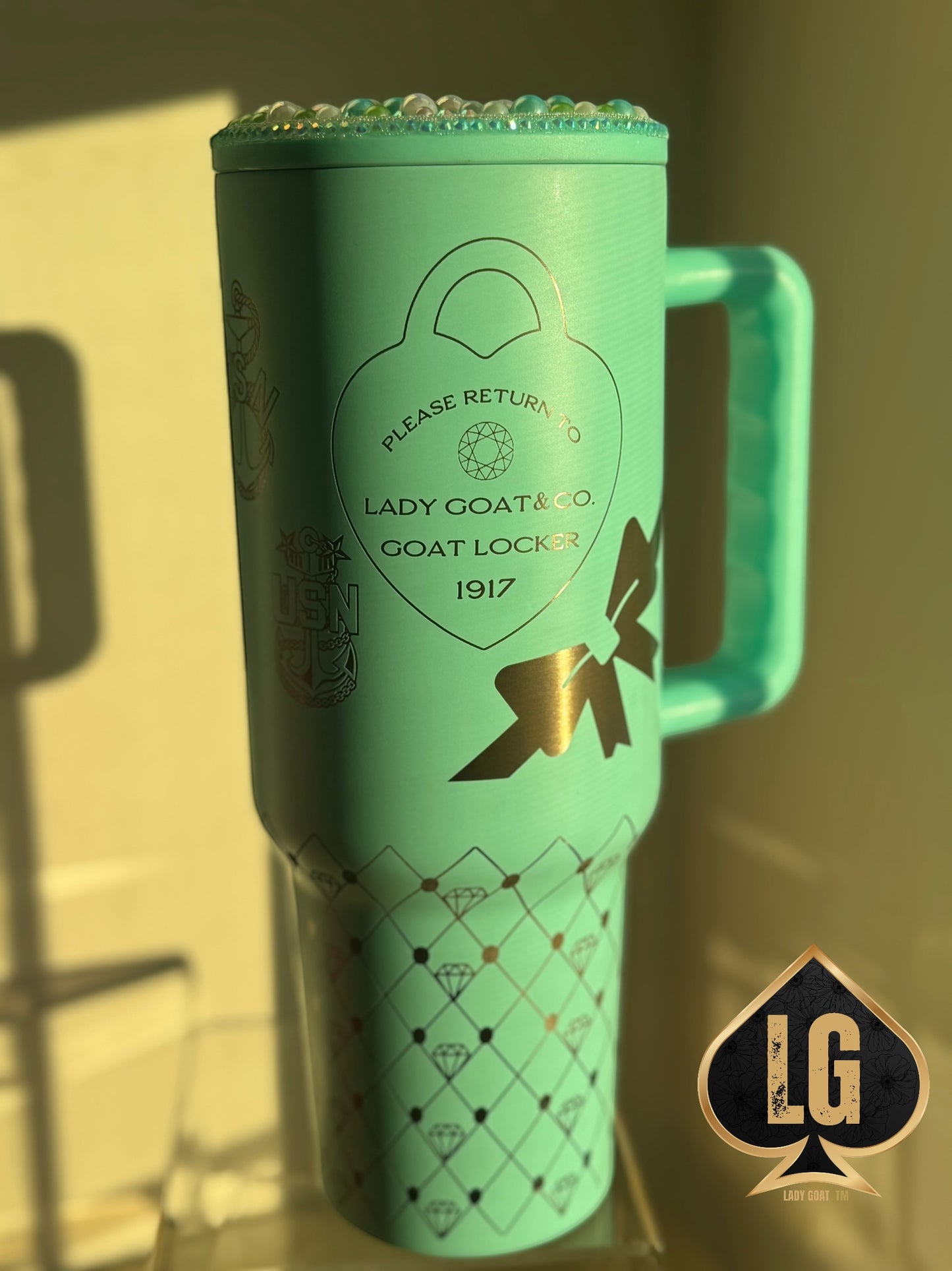 Bling Lady Goat & CO V2 40 oz Tumbler Limited
