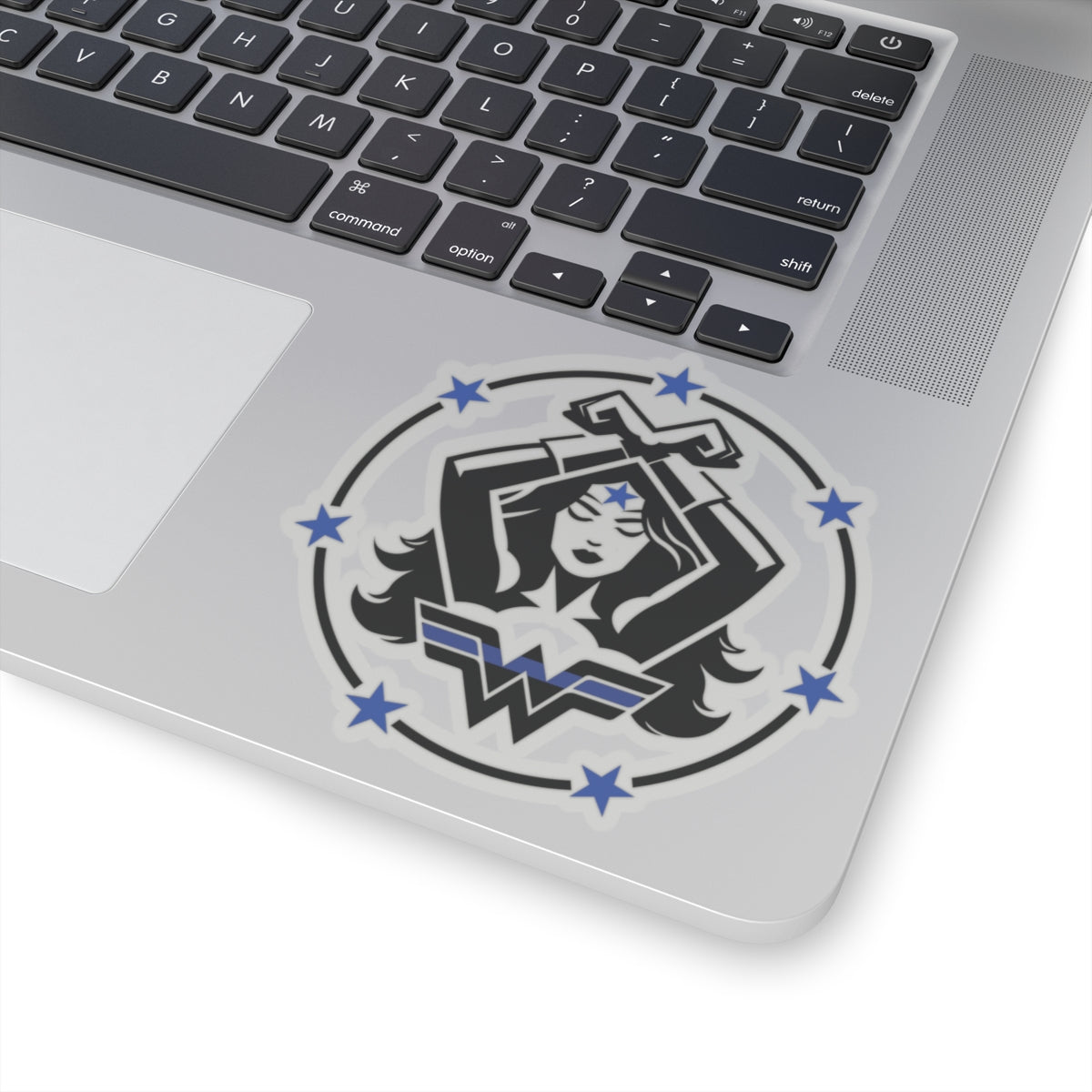 WW Blue Line Sticker V1