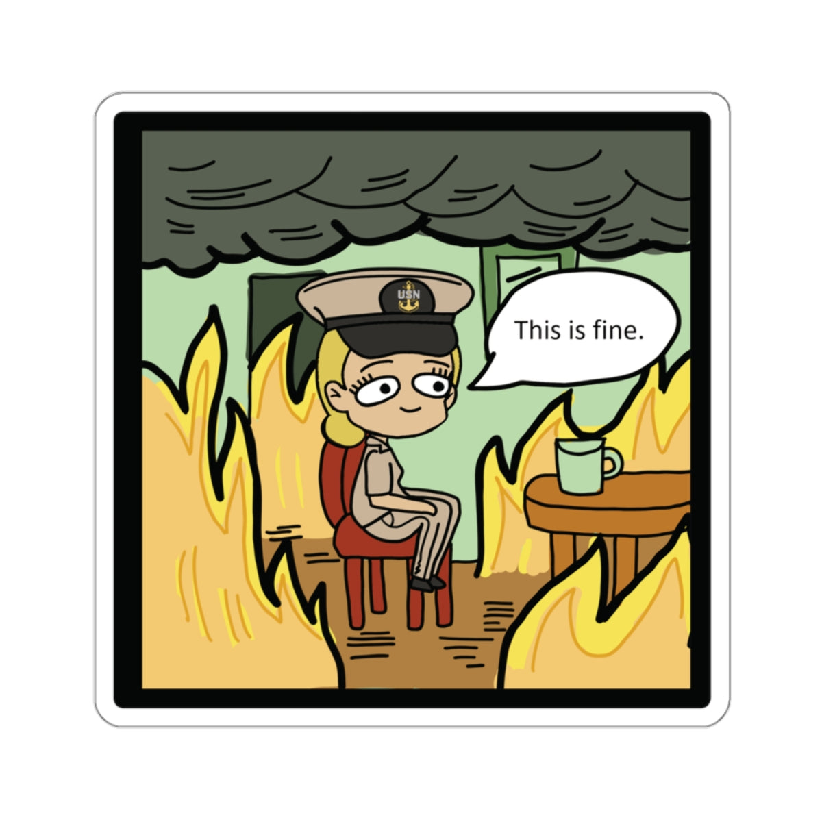 This is Fine ! V2 CPO Sticker