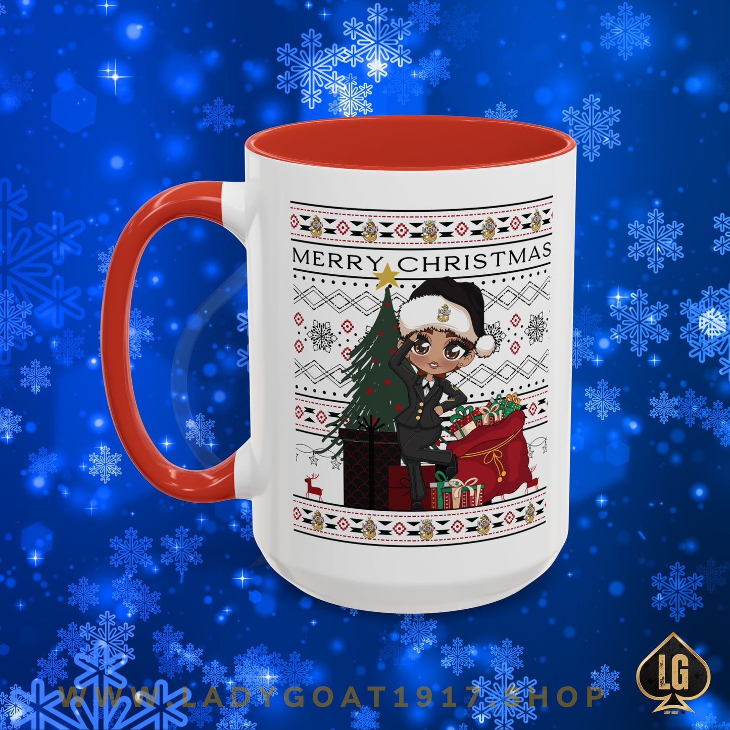Christmas Blues V6 15oz Mug