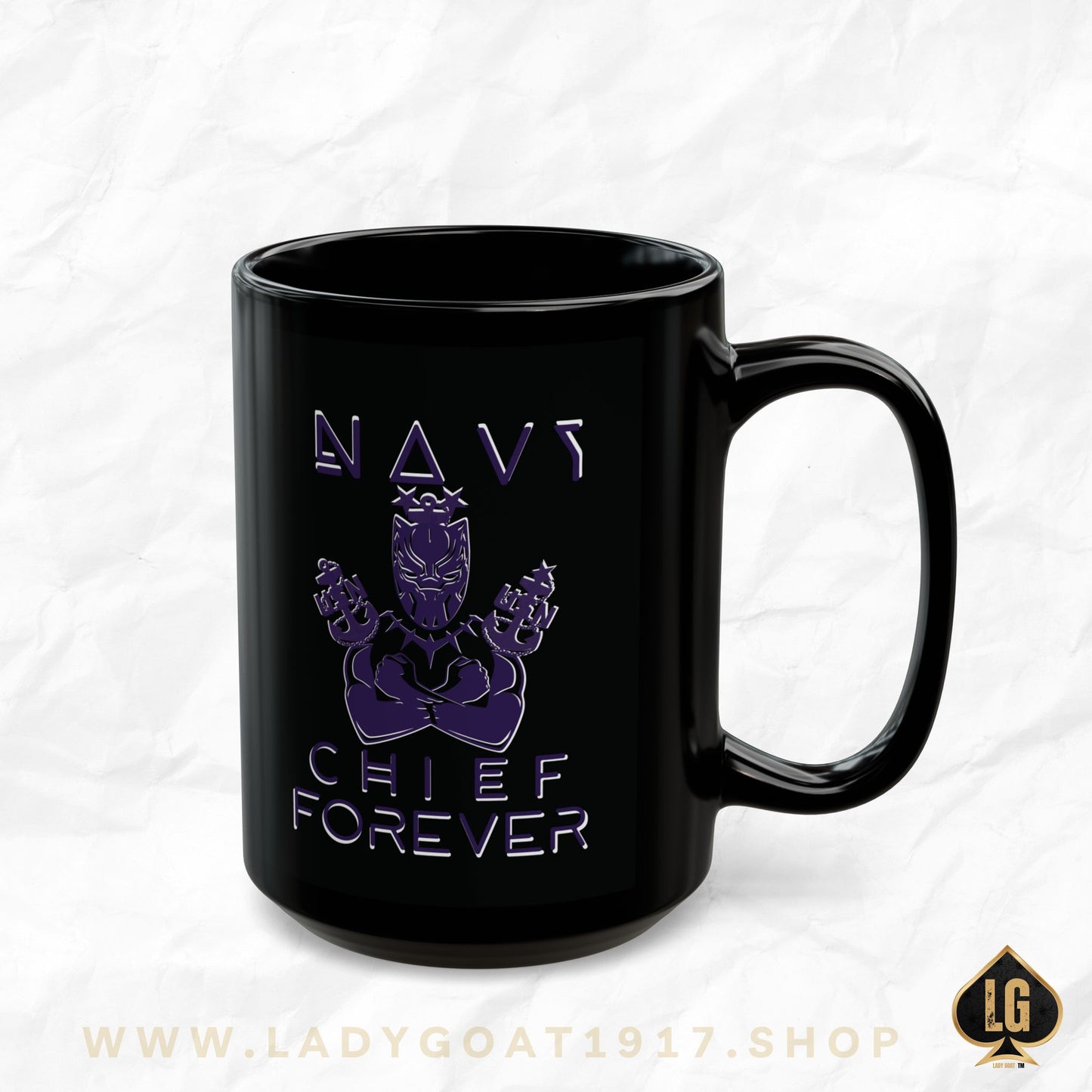Chief Forever Black Mug