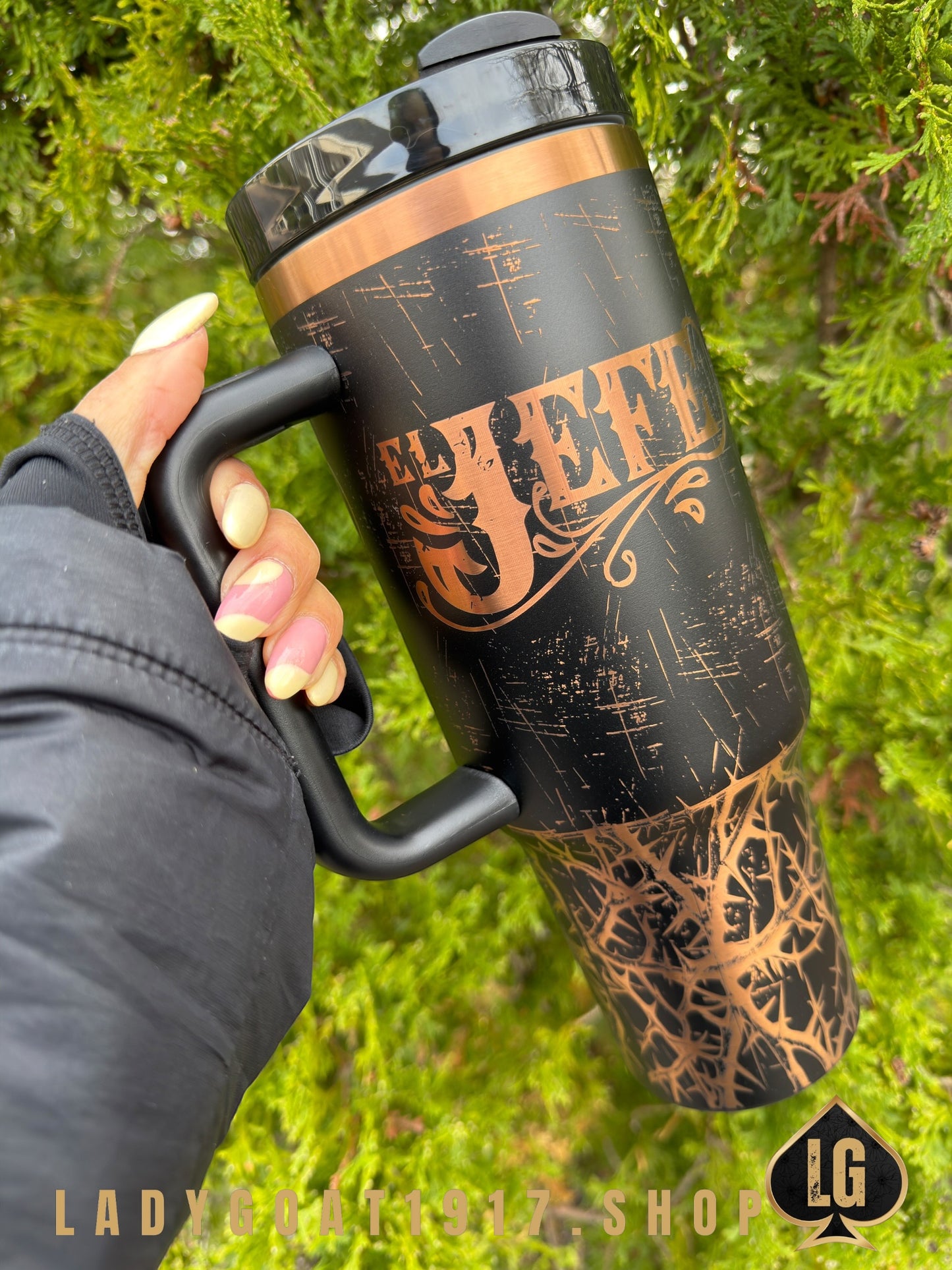 Jefe Black Cooper 40oz Tumbler Limited