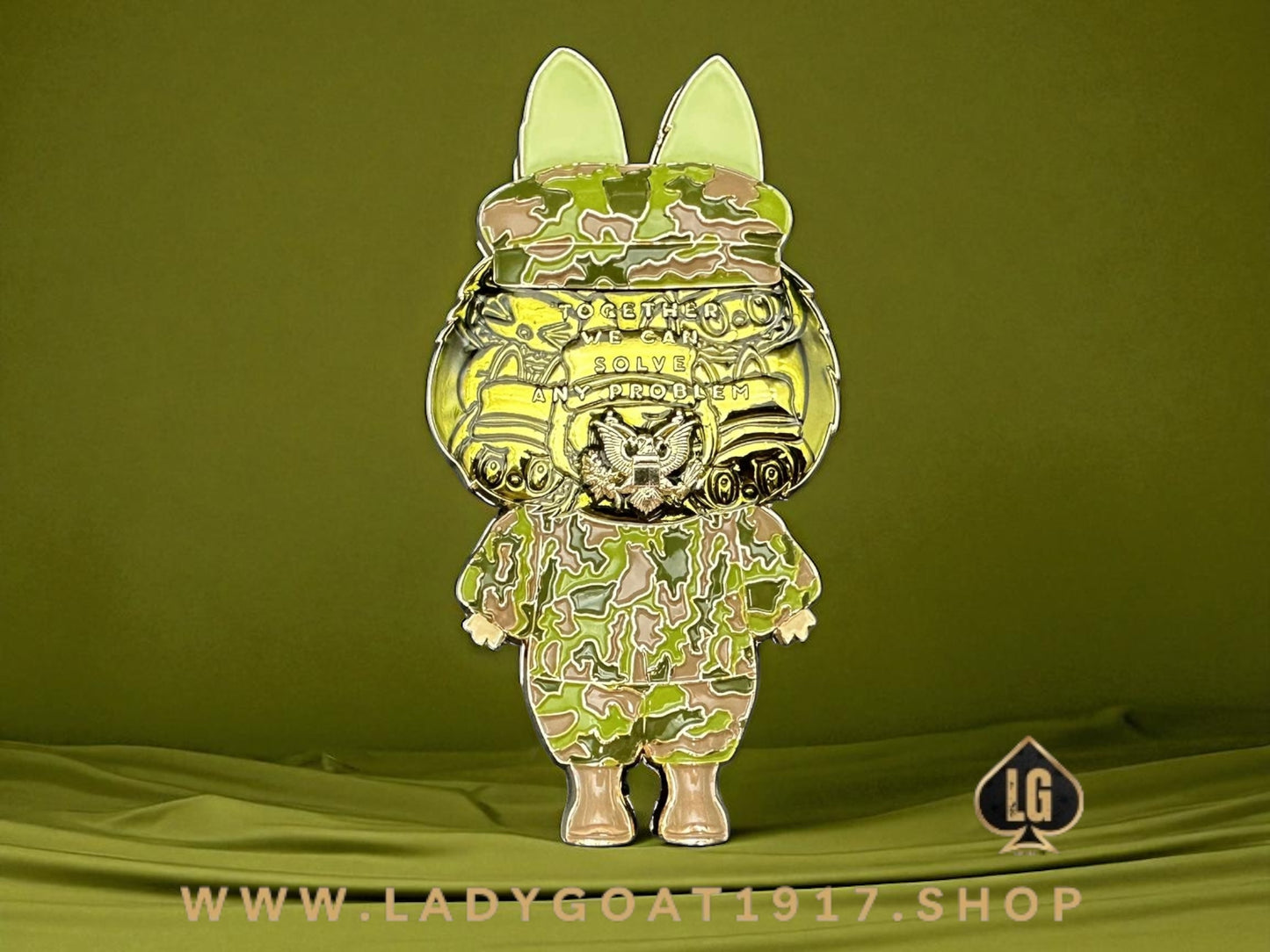 LaSoldier Challenge Coin 25”PRE-SALE**** Green