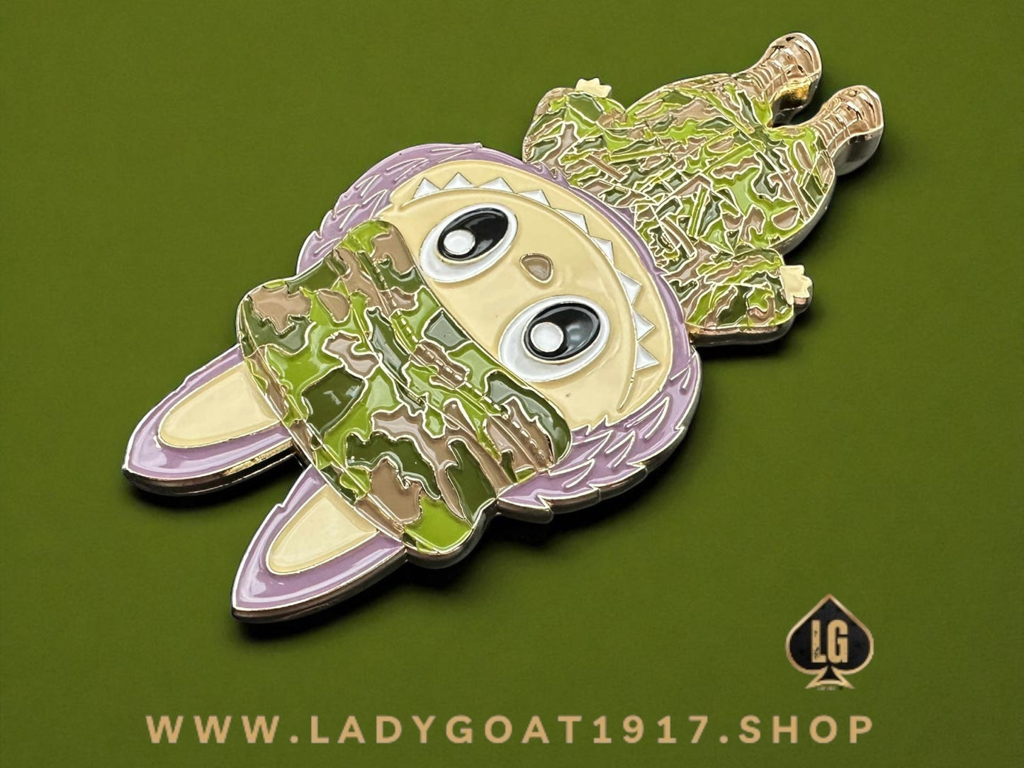 LaSoldier Challenge Coin 25”PRE-SALE****Purple