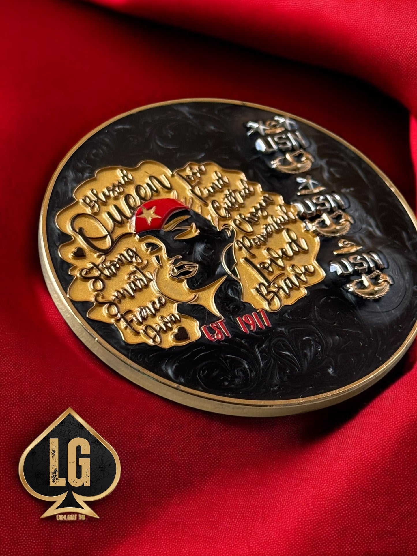 WW OG Diva Gold Challenge Coin 25”