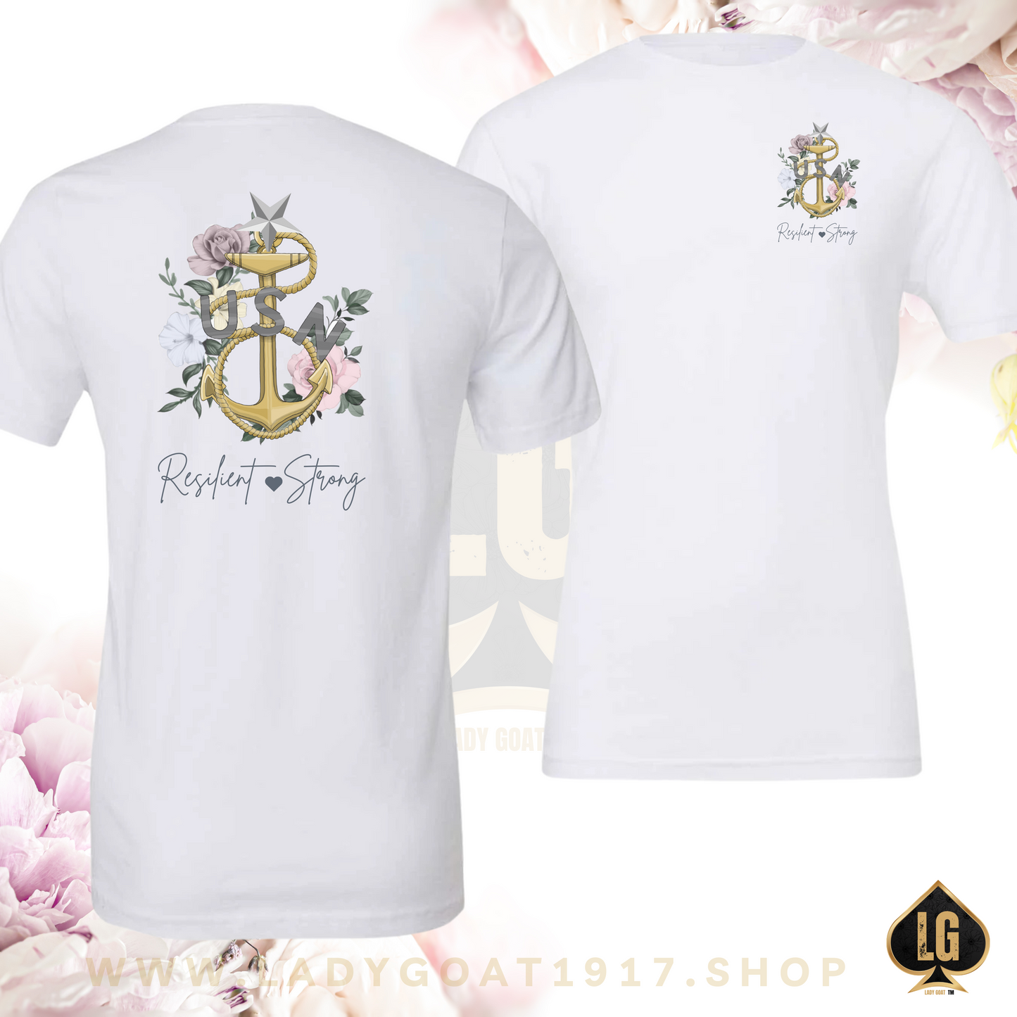 Resilient and Strong V8 Unisex Tee