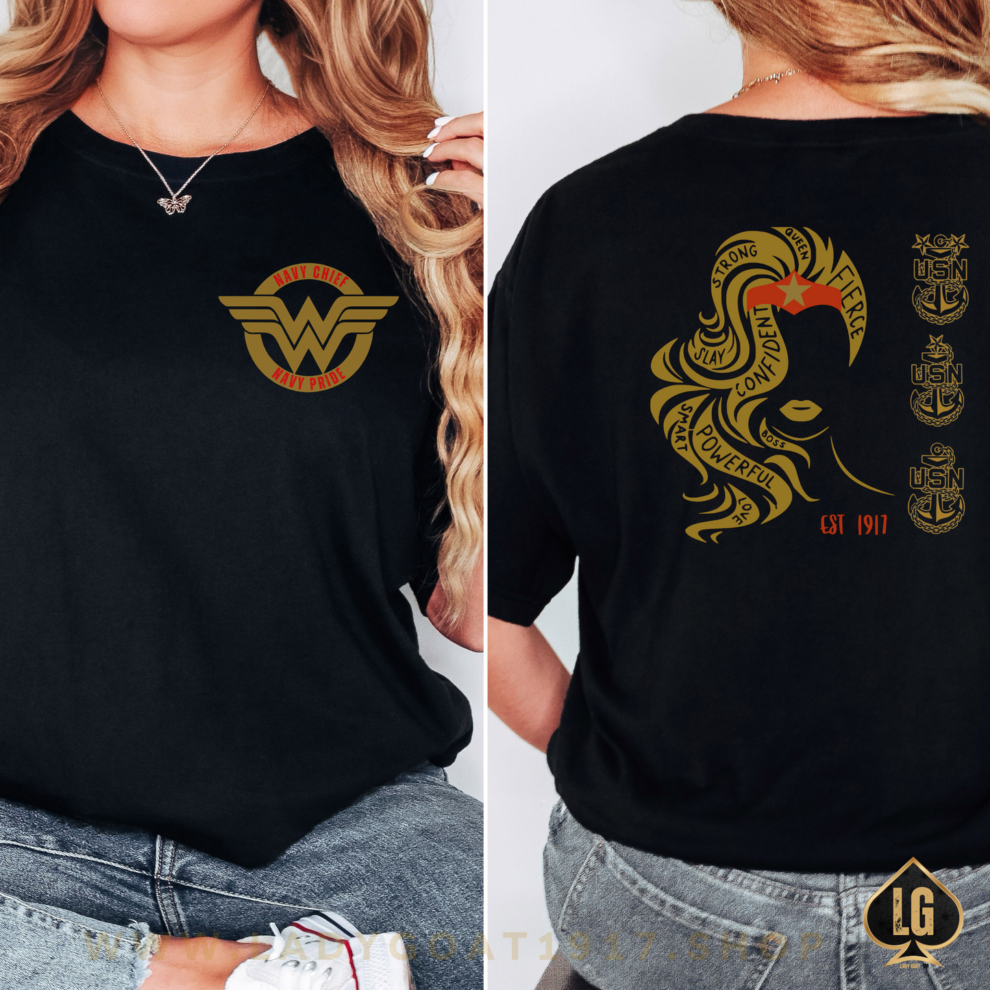 WW OG Long Hair Gold Tee