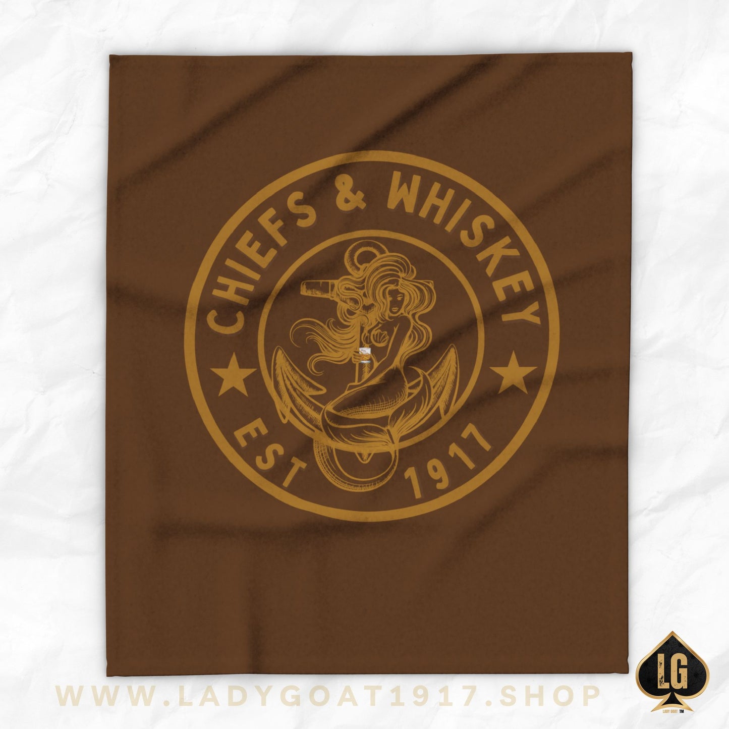Chiefs and Whiskey Fleece Blanket