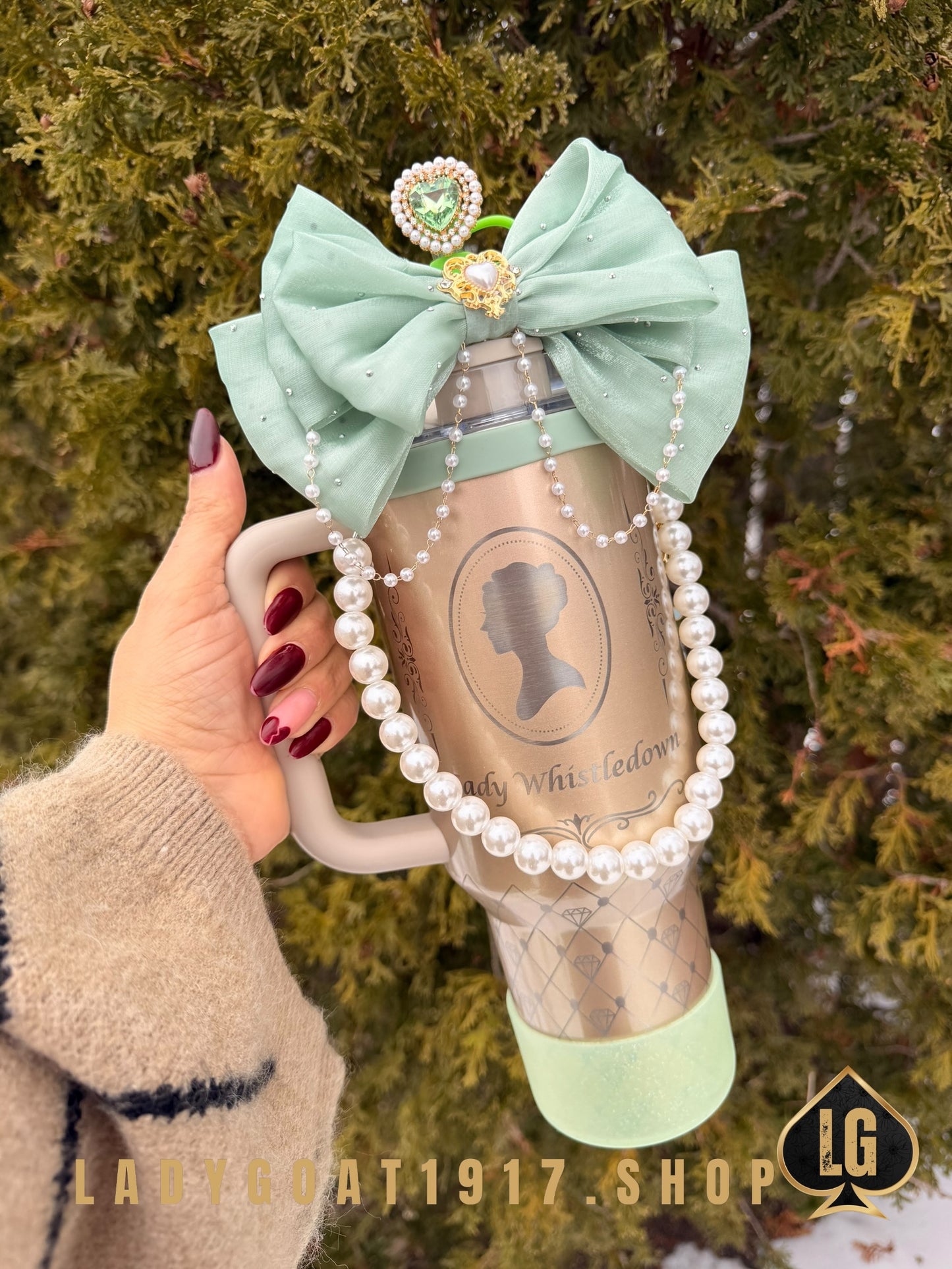 STANLEY Bridgerton 40 oz Tumbler W/ Accessories Penelope