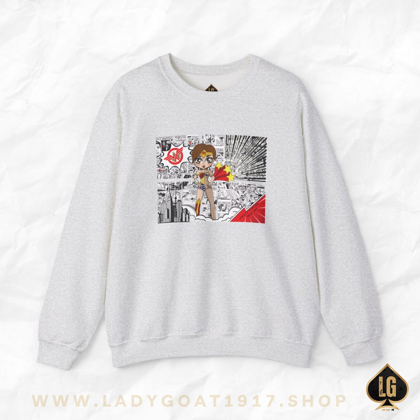 News Flash Comic V4 Crewneck Sweater