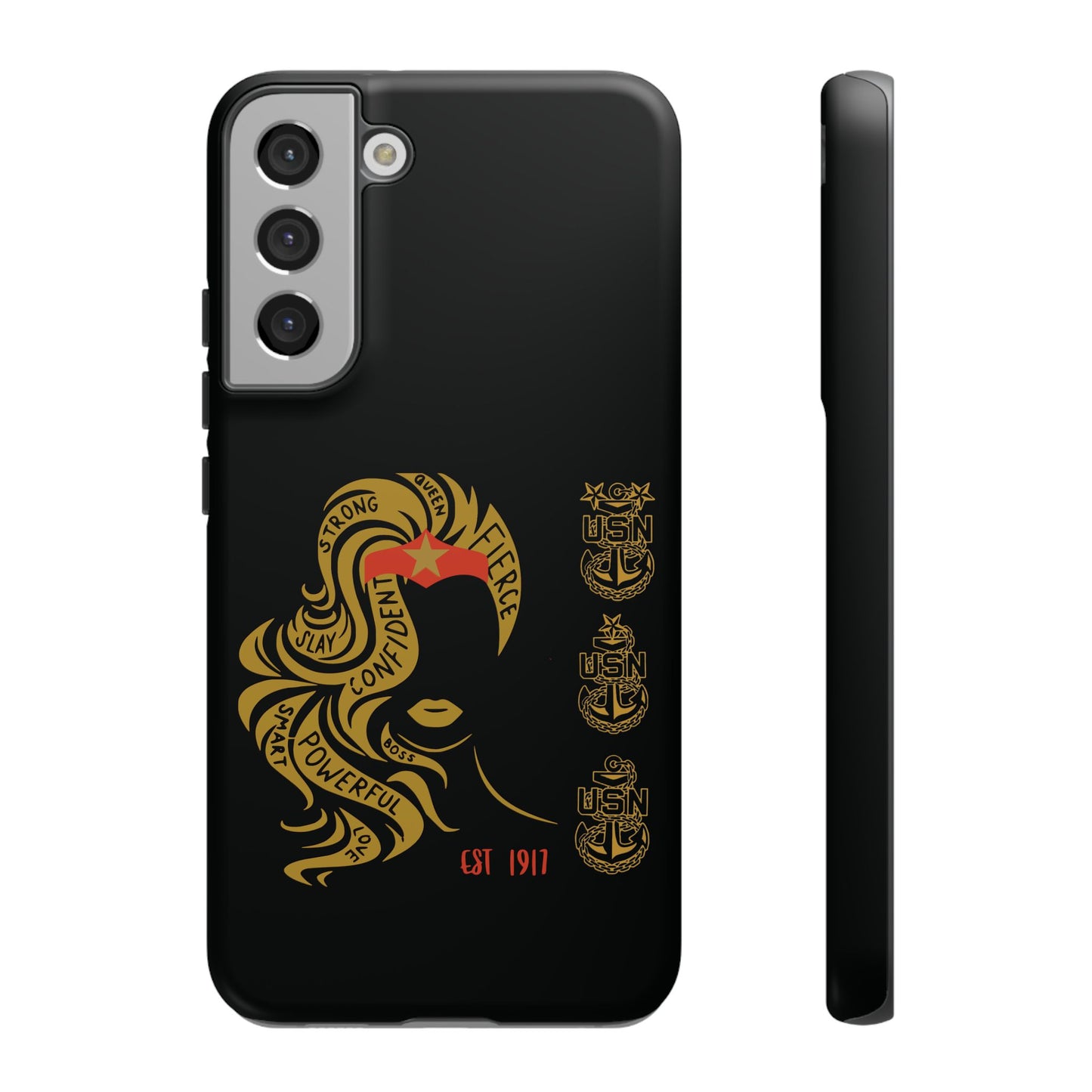 WW OG Long Hair Gold Phone Case
