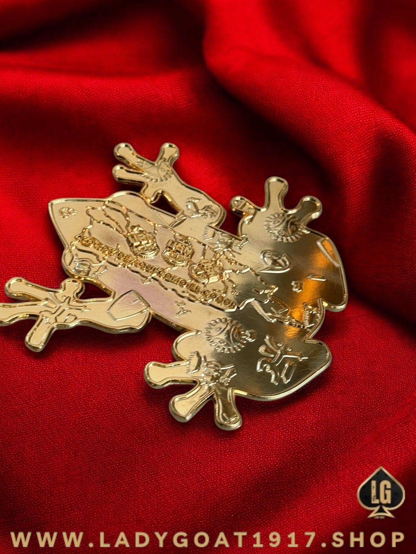Gold Coqui Challenge Coin 22"