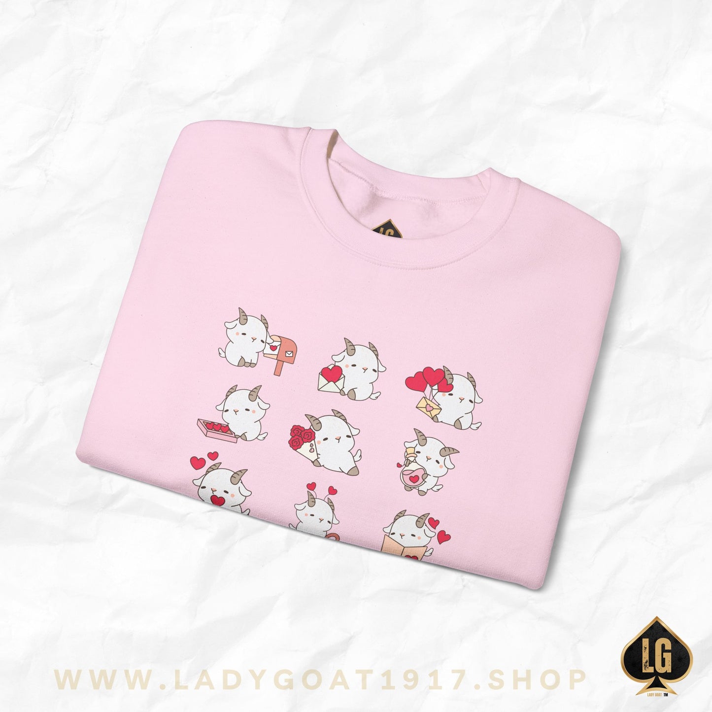 Hello Goat Valentine Crewneck Sweater