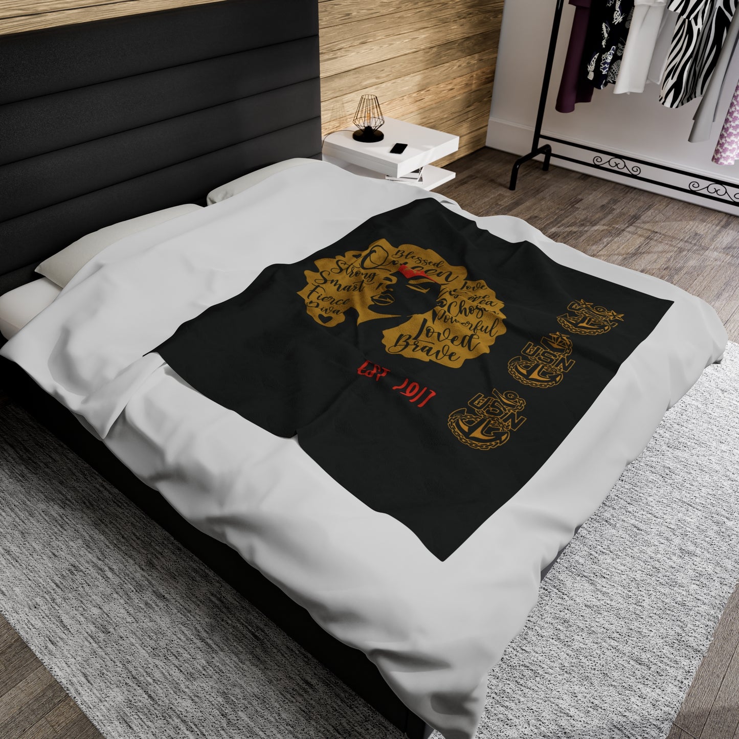 WW OG Diva Gold Fleece Blanket