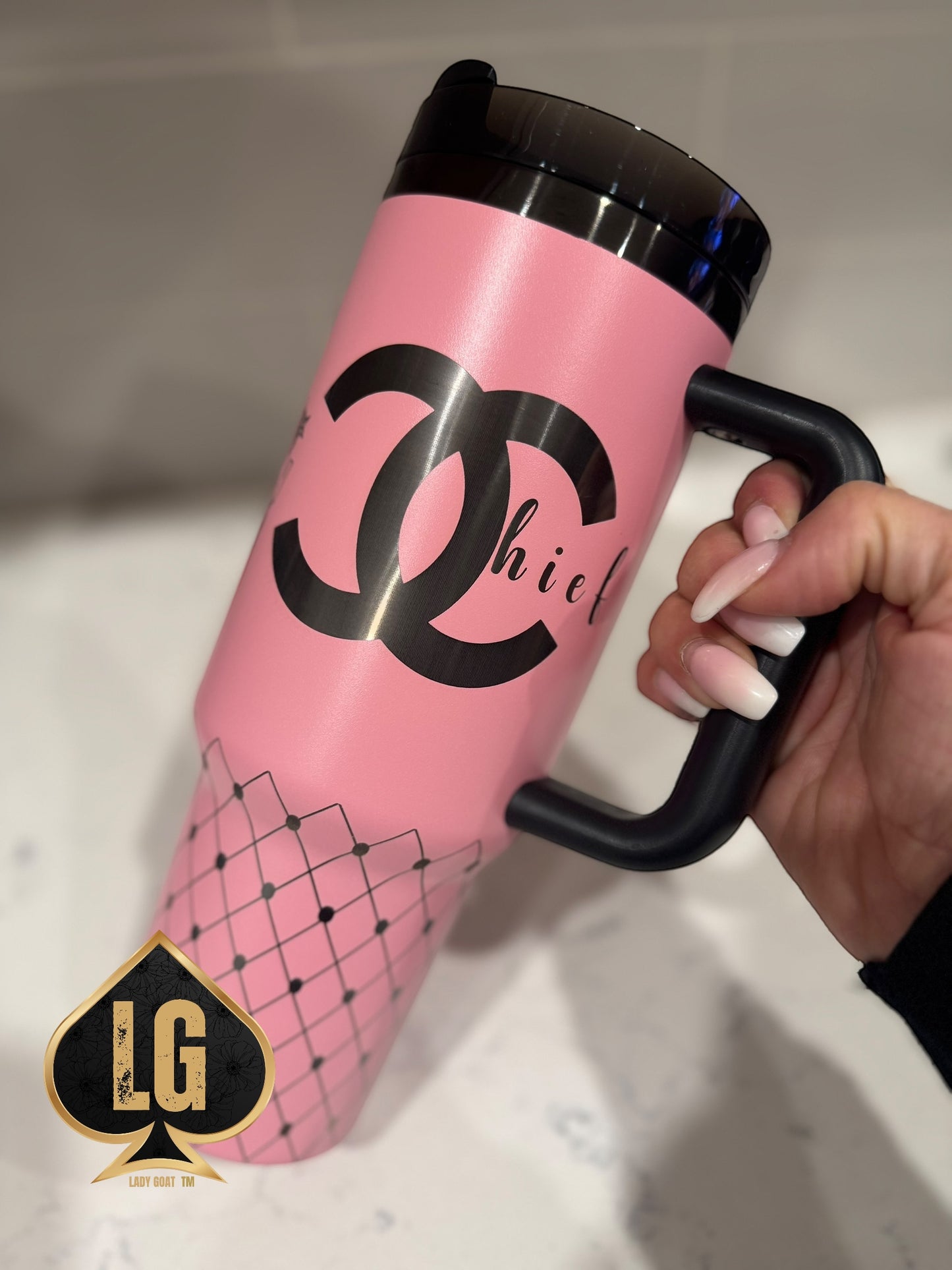 Chick Chief P!NK 40 oz Tumbler Limited