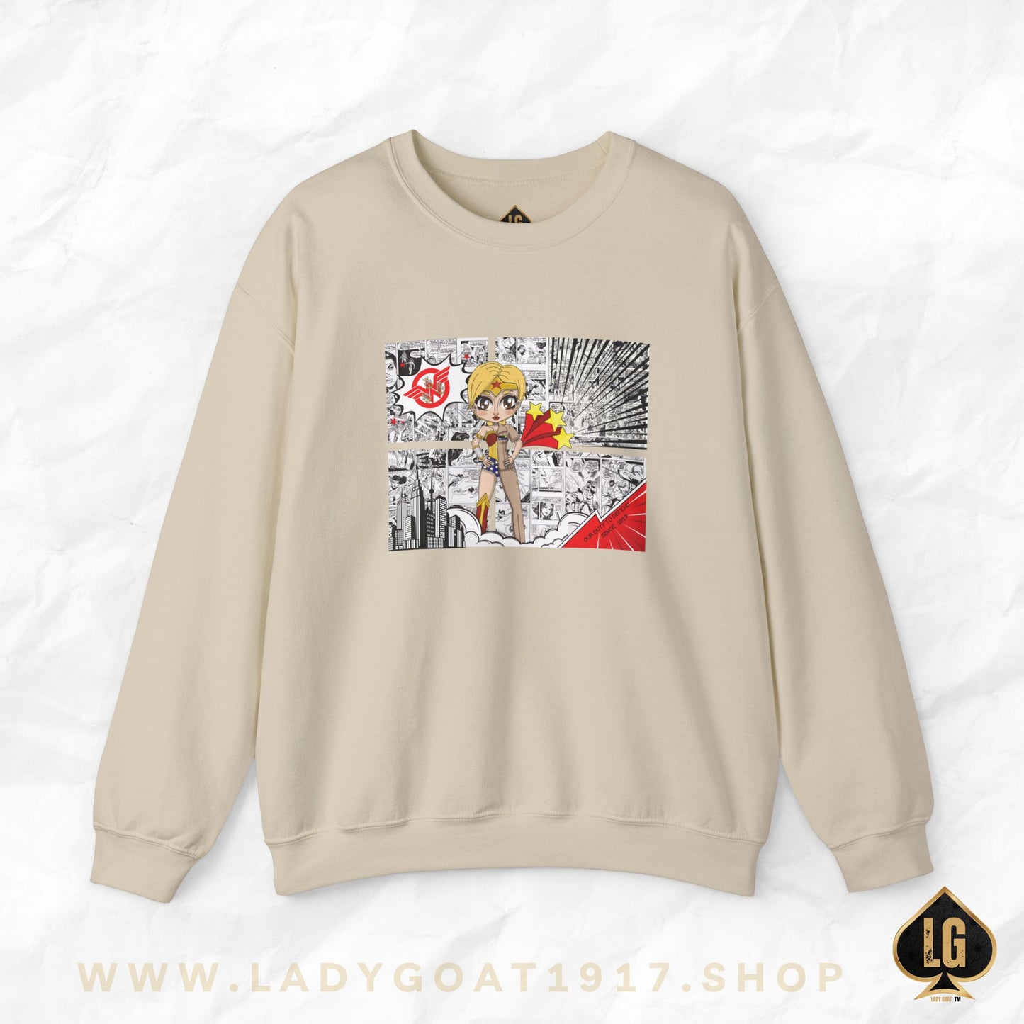 News Flash Comic V5 Crewneck Sweater