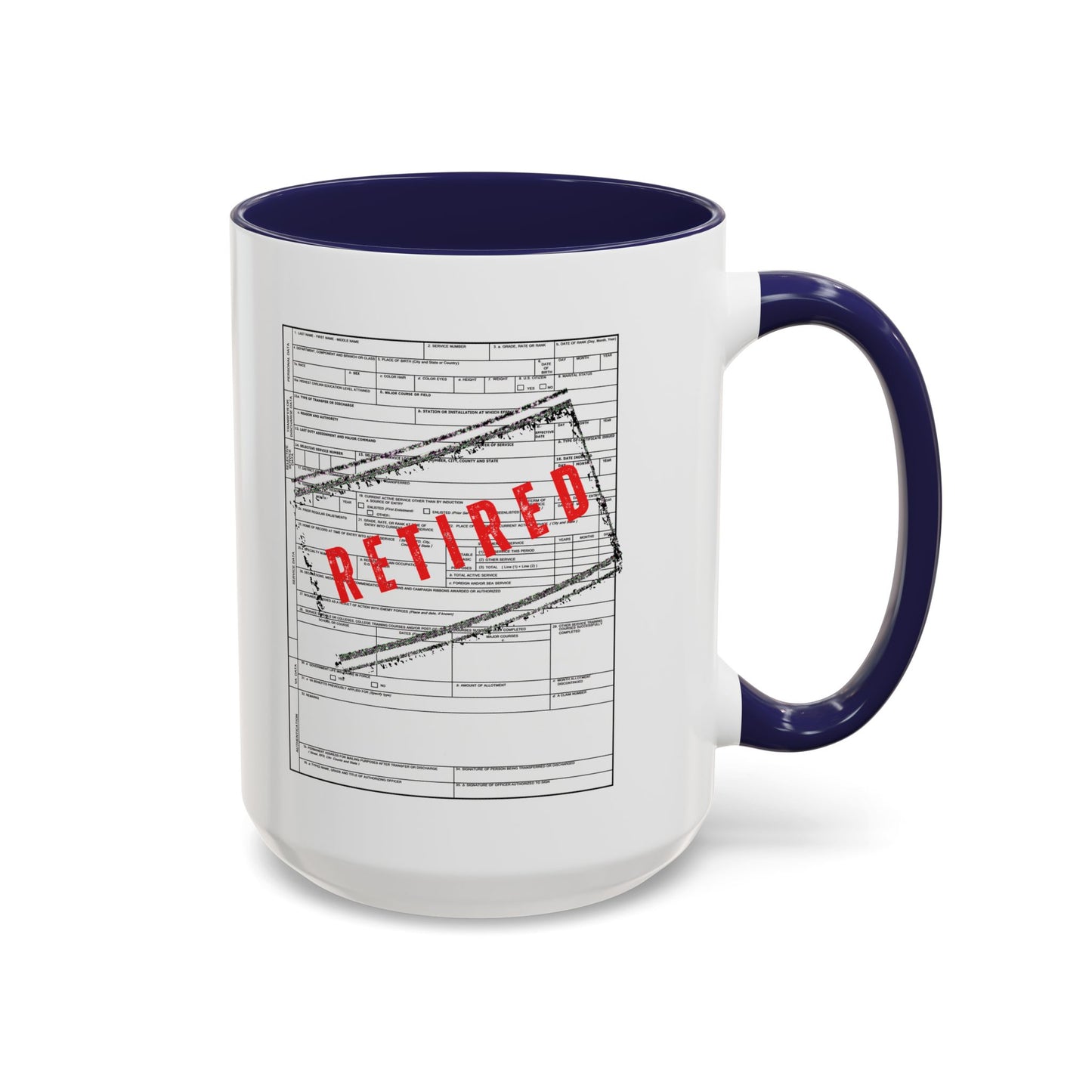 DD214 Retired 15oz Mug