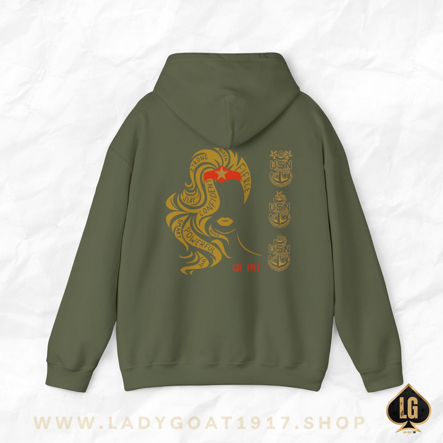 WW OG Long Hair Gold Hoodie