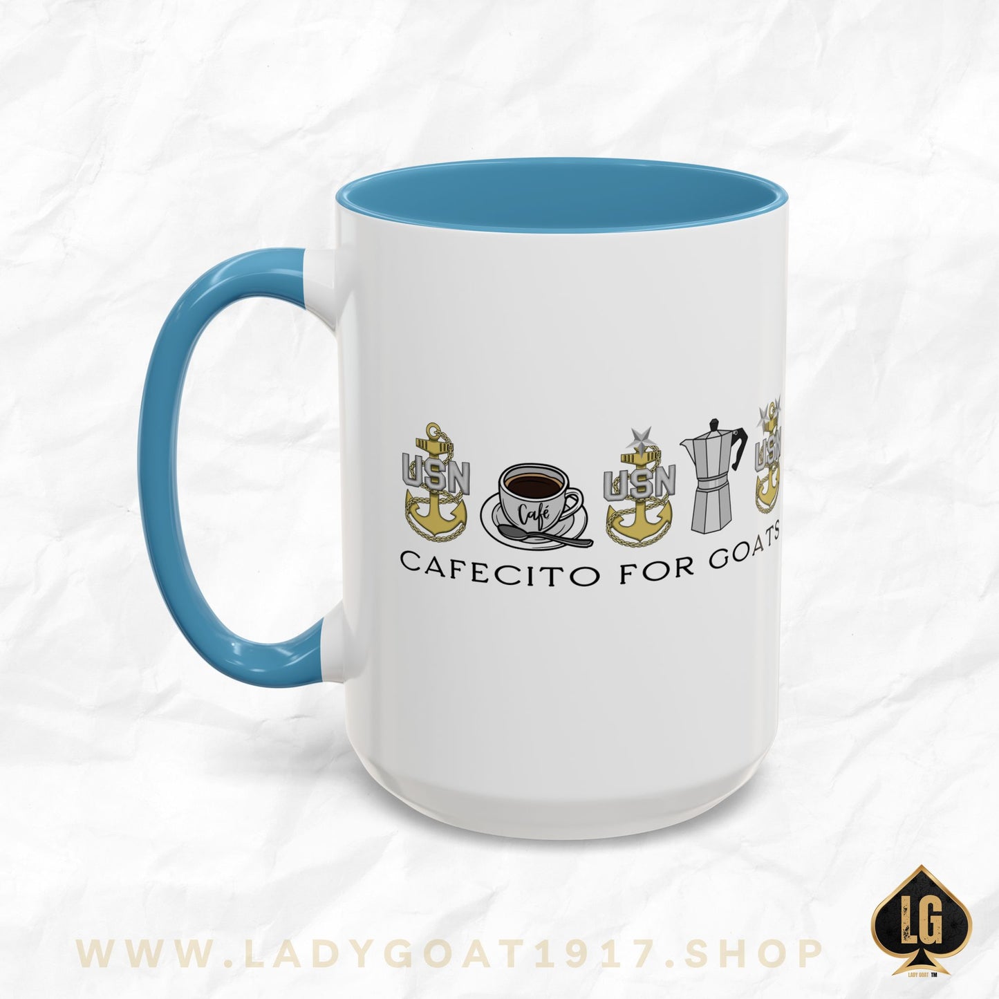 Cafecito for Goats Coffee Mug 15oz