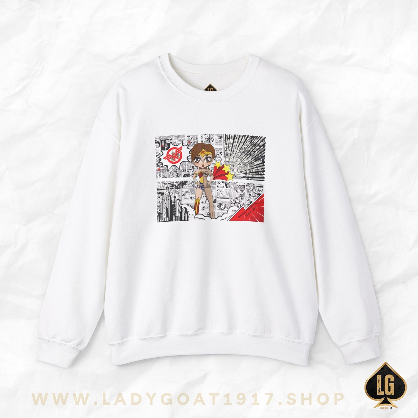 News Flash Comic V4 Crewneck Sweater