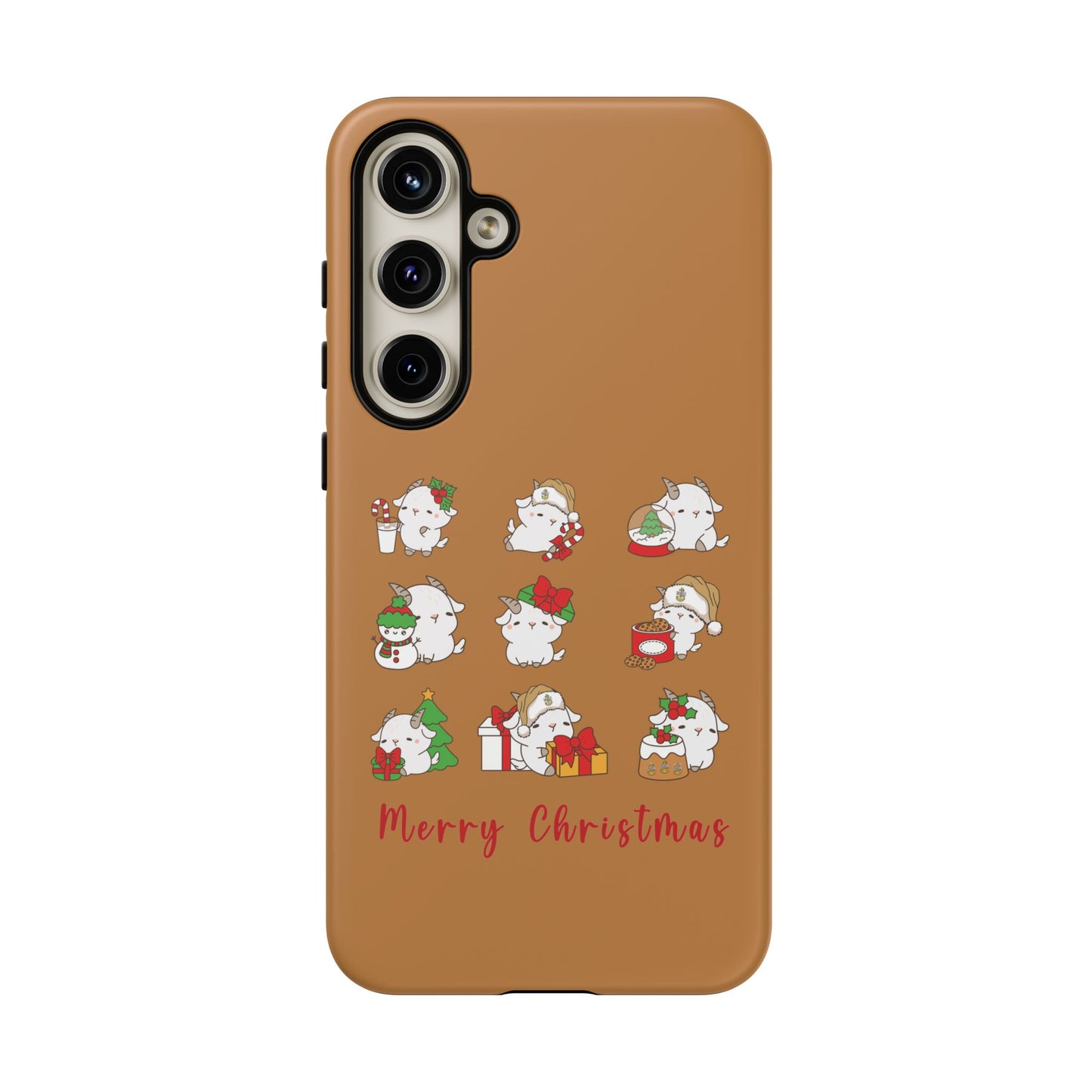 Hello Goat Christmas V1 Tough Phone Case