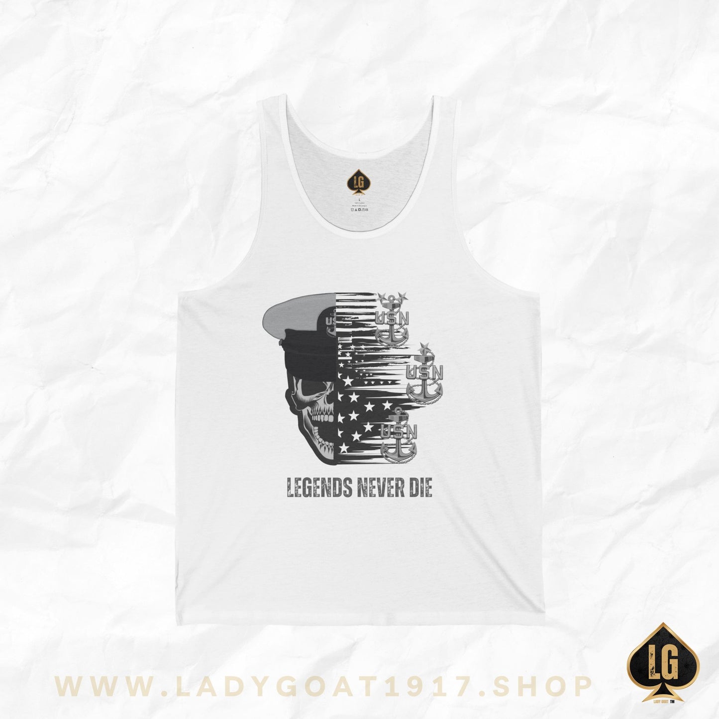 Legends Never Die Unisex Tank Top