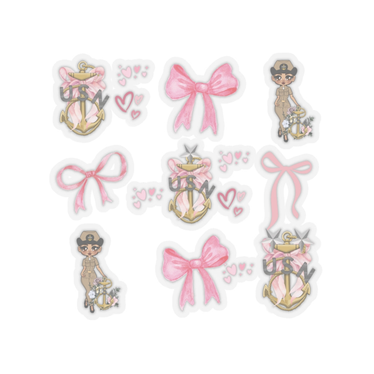 Lady Goat Coquette V7 Stickers