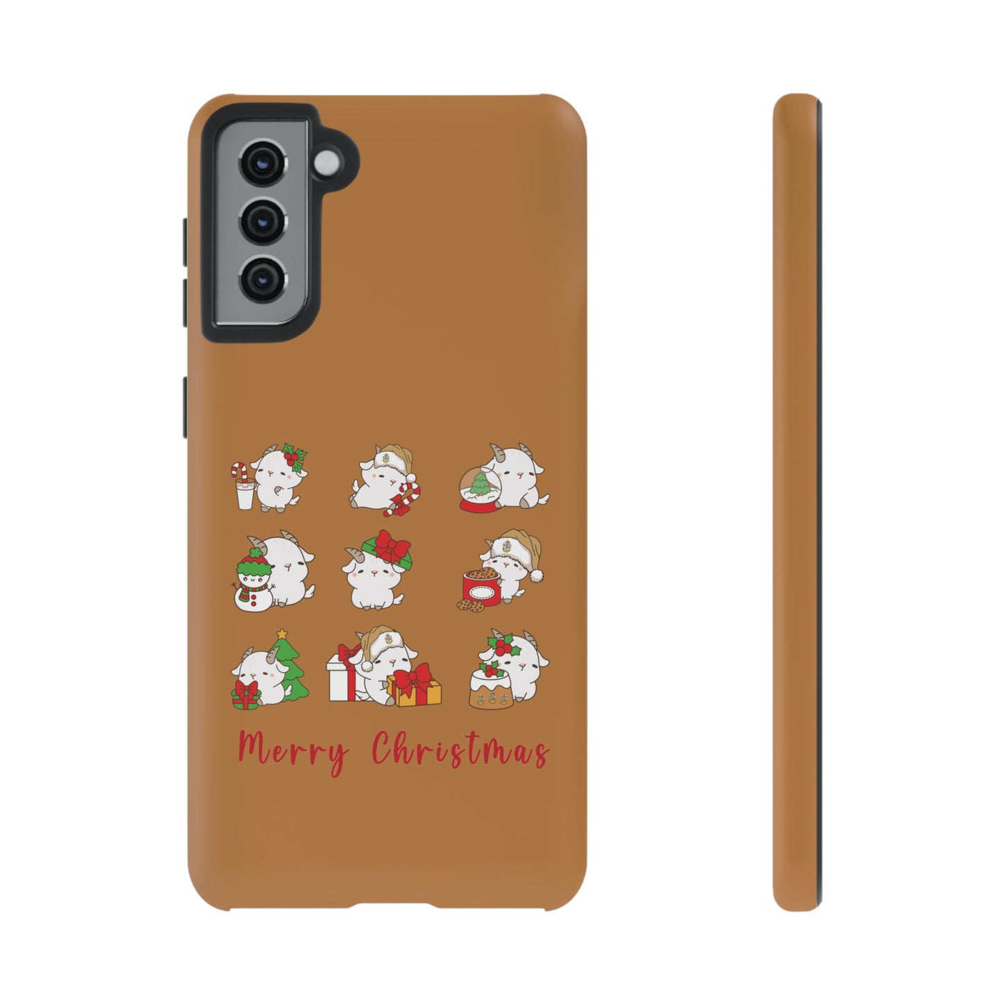 Hello Goat Christmas V1 Tough Phone Case