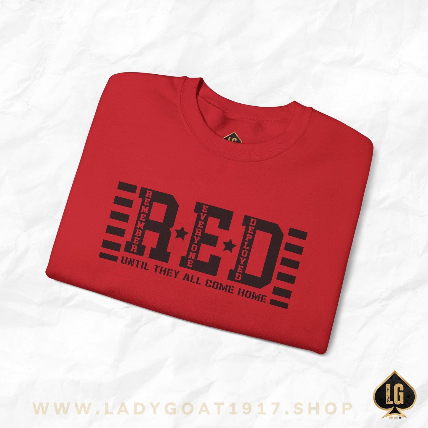 R.E.D Unisex Crewneck Sweater