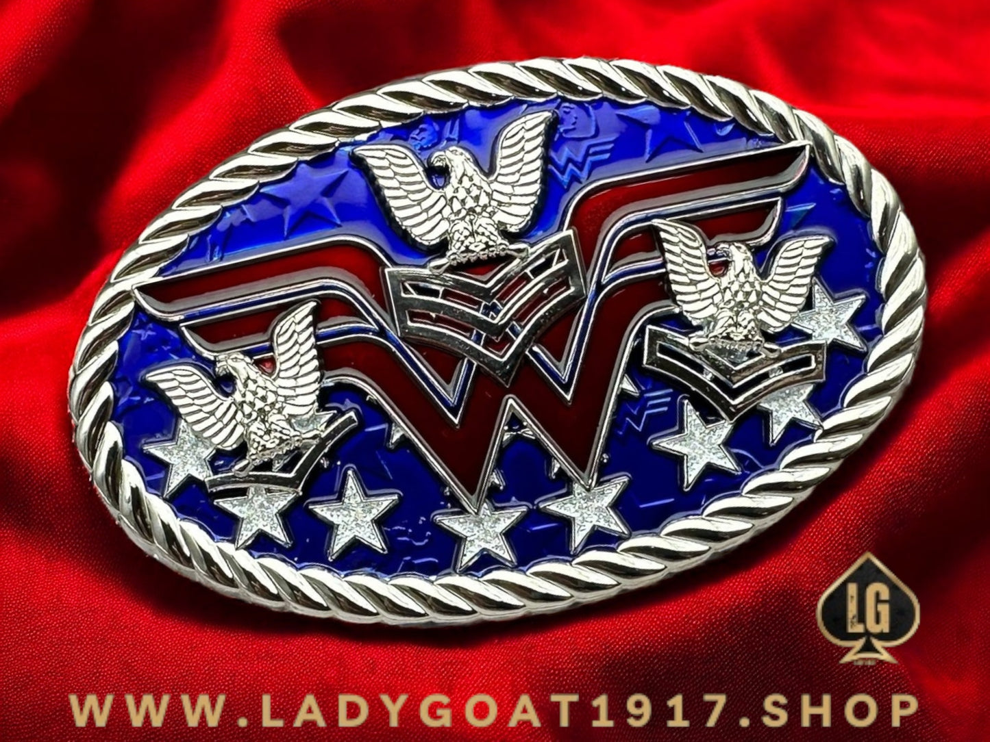 RWB WW Freedom Belt Buckle 25"