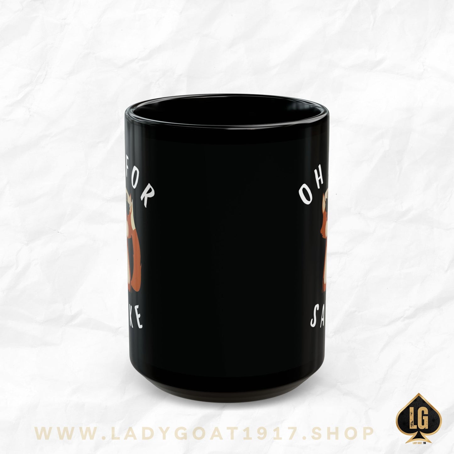For 🦊 Sake ! V2  Black Mug