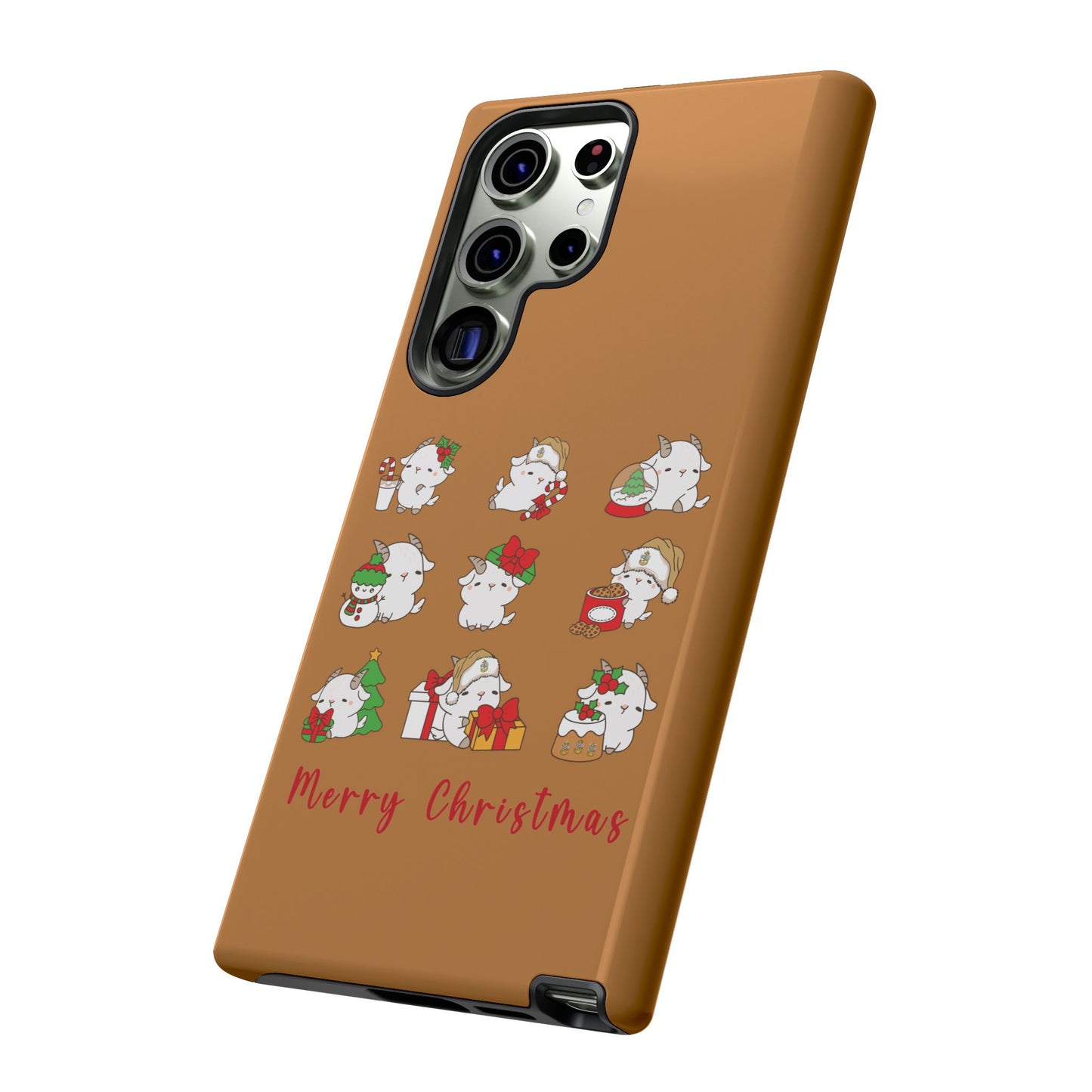 Hello Goat Christmas V1 Tough Phone Case