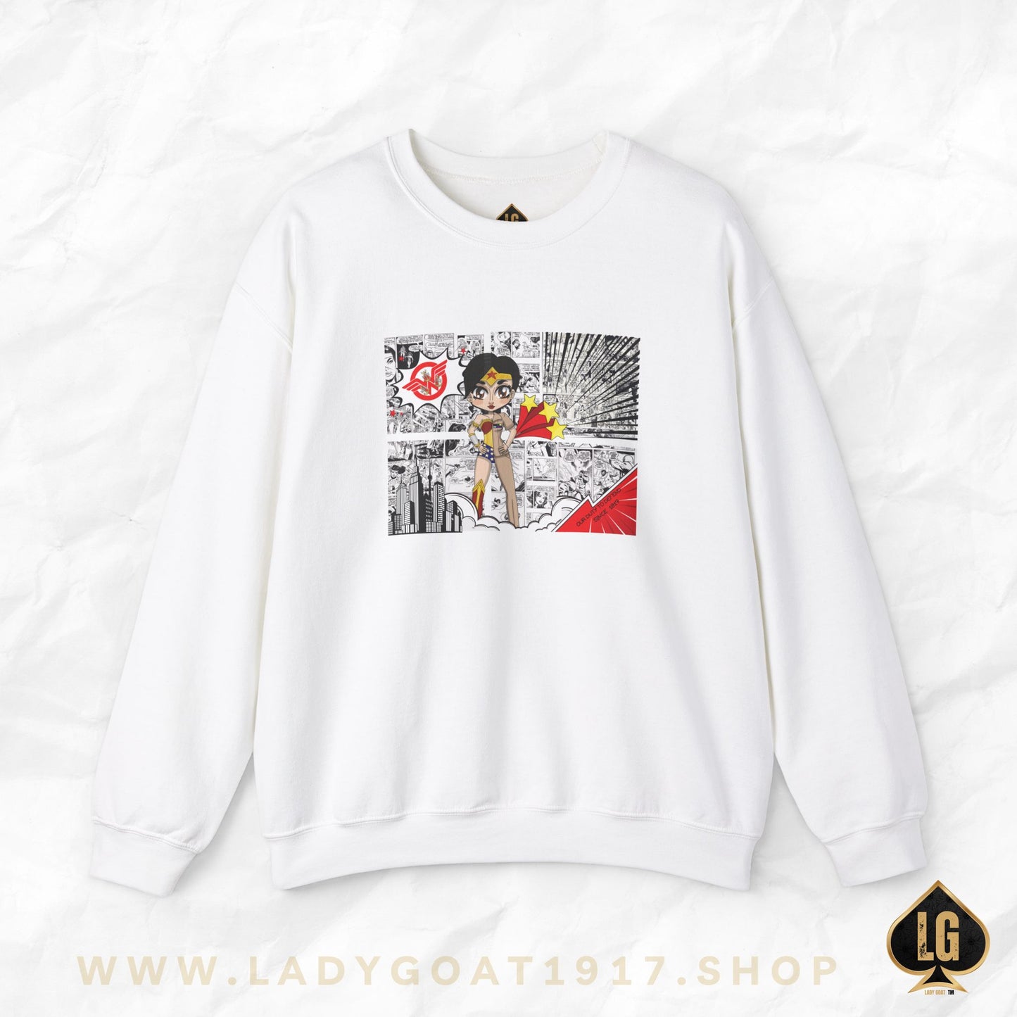 News Flash Comic V2 Crewneck Sweater