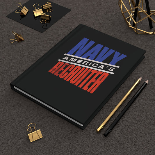 ANR Americas Navy Recruiter Hardcover Journal Matte