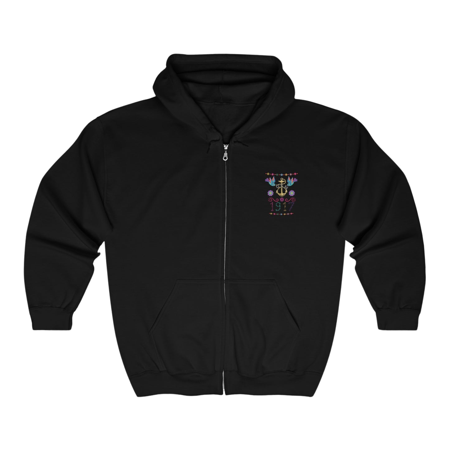 Jefa 2.0 DLM Zip Up Unisex Hoodie