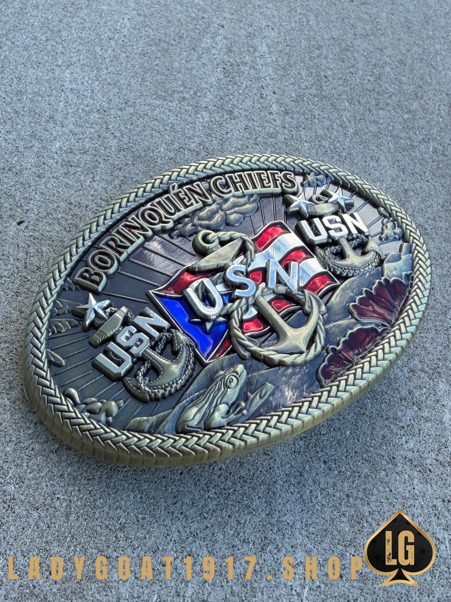 Boricua Belt Buckle