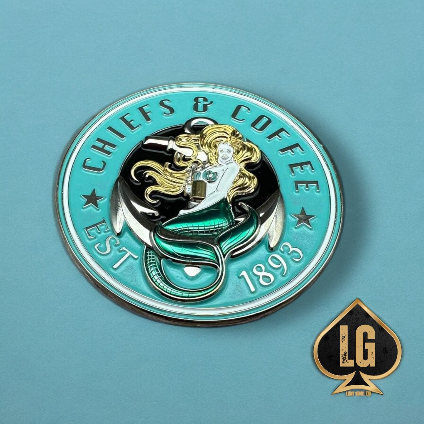 Chiefs and Coffee Challenge Coin